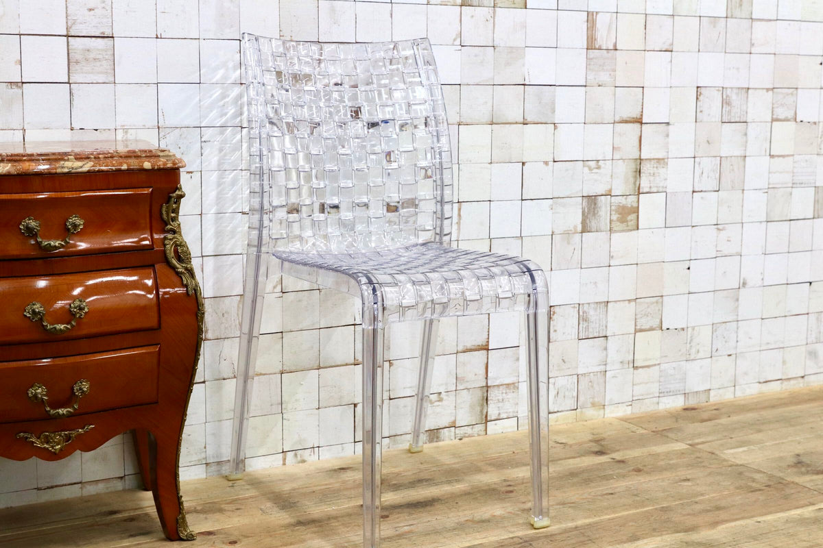 GMJS293○Kartell / カルテル AMI AMI アミアミ ダイニングチェア 椅子 吉岡徳仁 ポリカーボネート イタリア製 定価約5.4万円