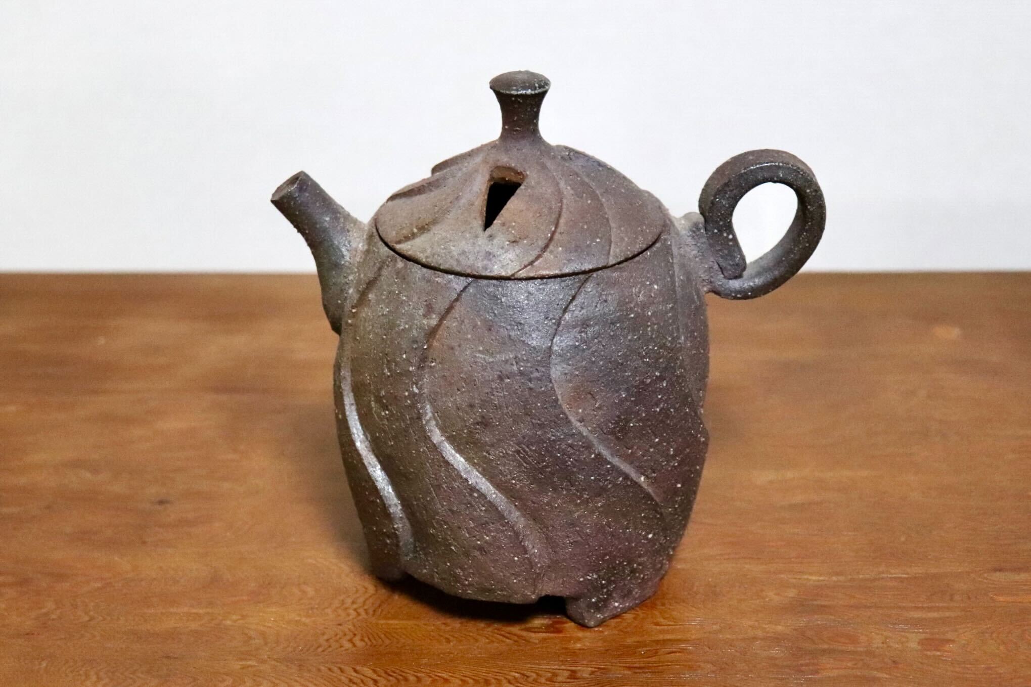 GMIO468◯市野悟窯 市野哲次 丹波焼 やきしめ香炉 陶器 丹波篠山 伝統工芸 未使用