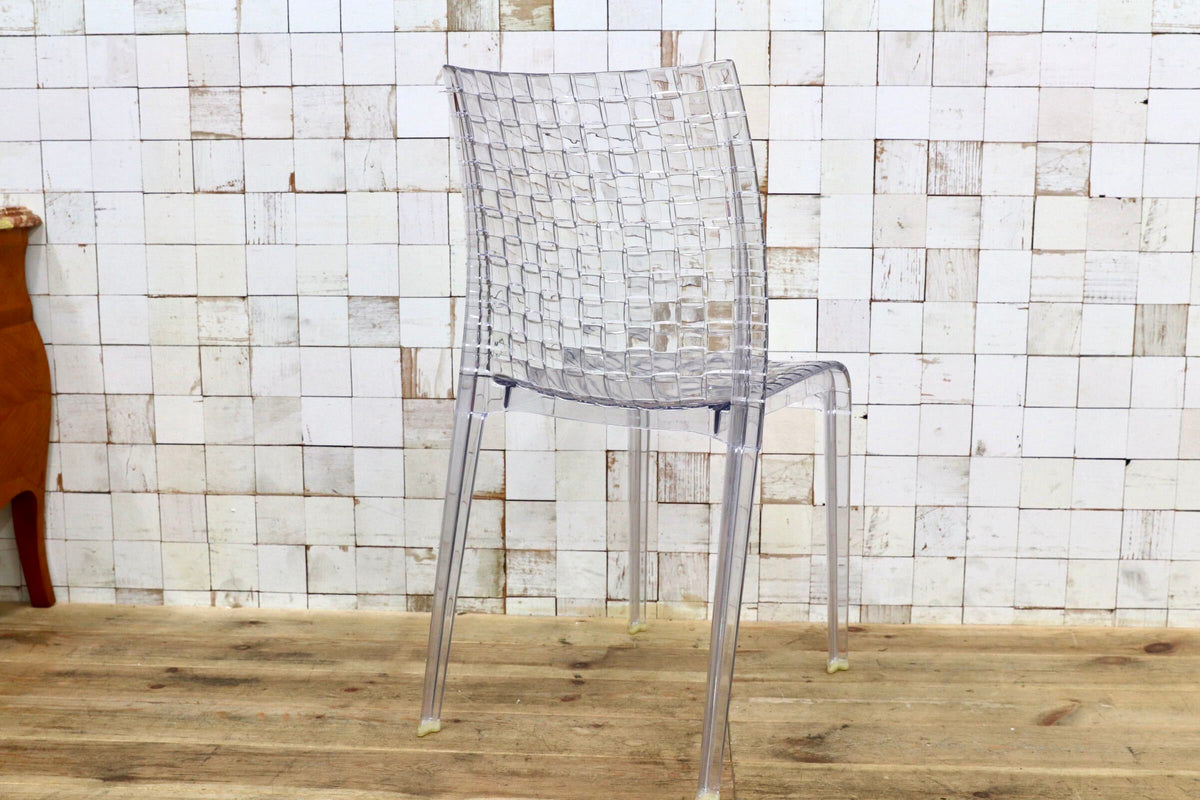GMJS293○Kartell / カルテル AMI AMI アミアミ ダイニングチェア 椅子 吉岡徳仁 ポリカーボネート イタリア製 定価約5.4万円