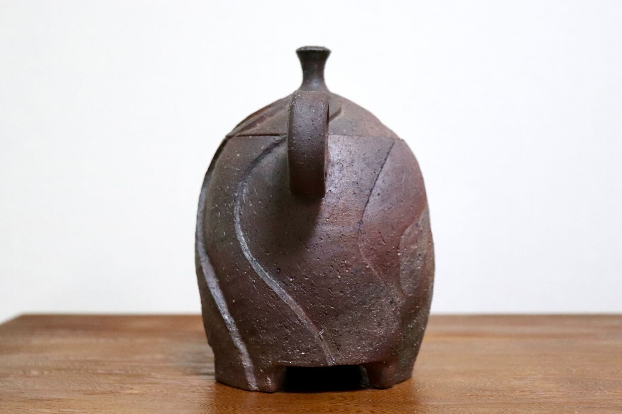 GMIO468◯市野悟窯 市野哲次 丹波焼 やきしめ香炉 陶器 丹波篠山 伝統工芸 未使用