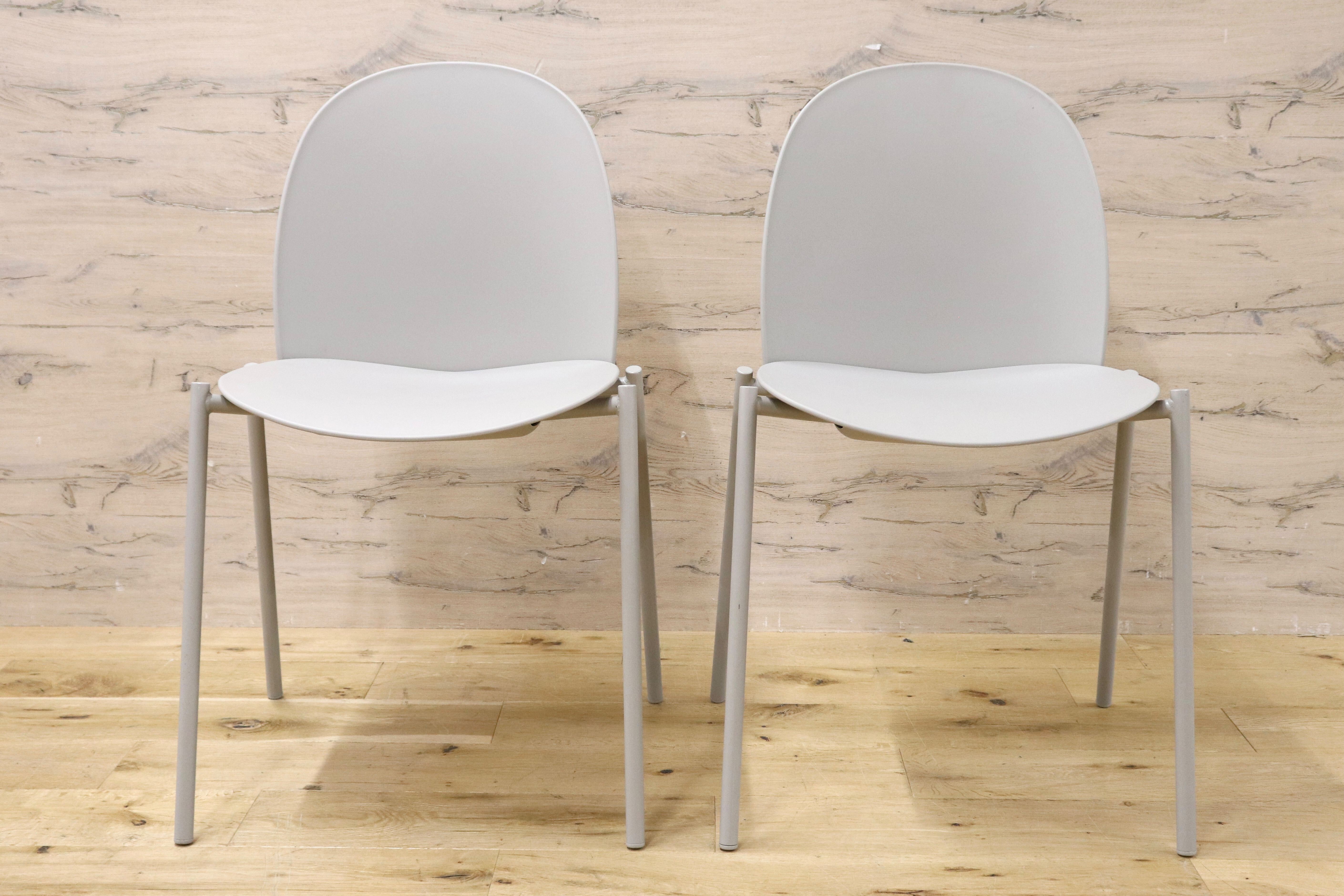GMIK472A○enKAK meeting chair ワークチェア 2脚セット ダイニングチェア カフェ モダン 佐藤ナオキ アイリスチトセ 展示品