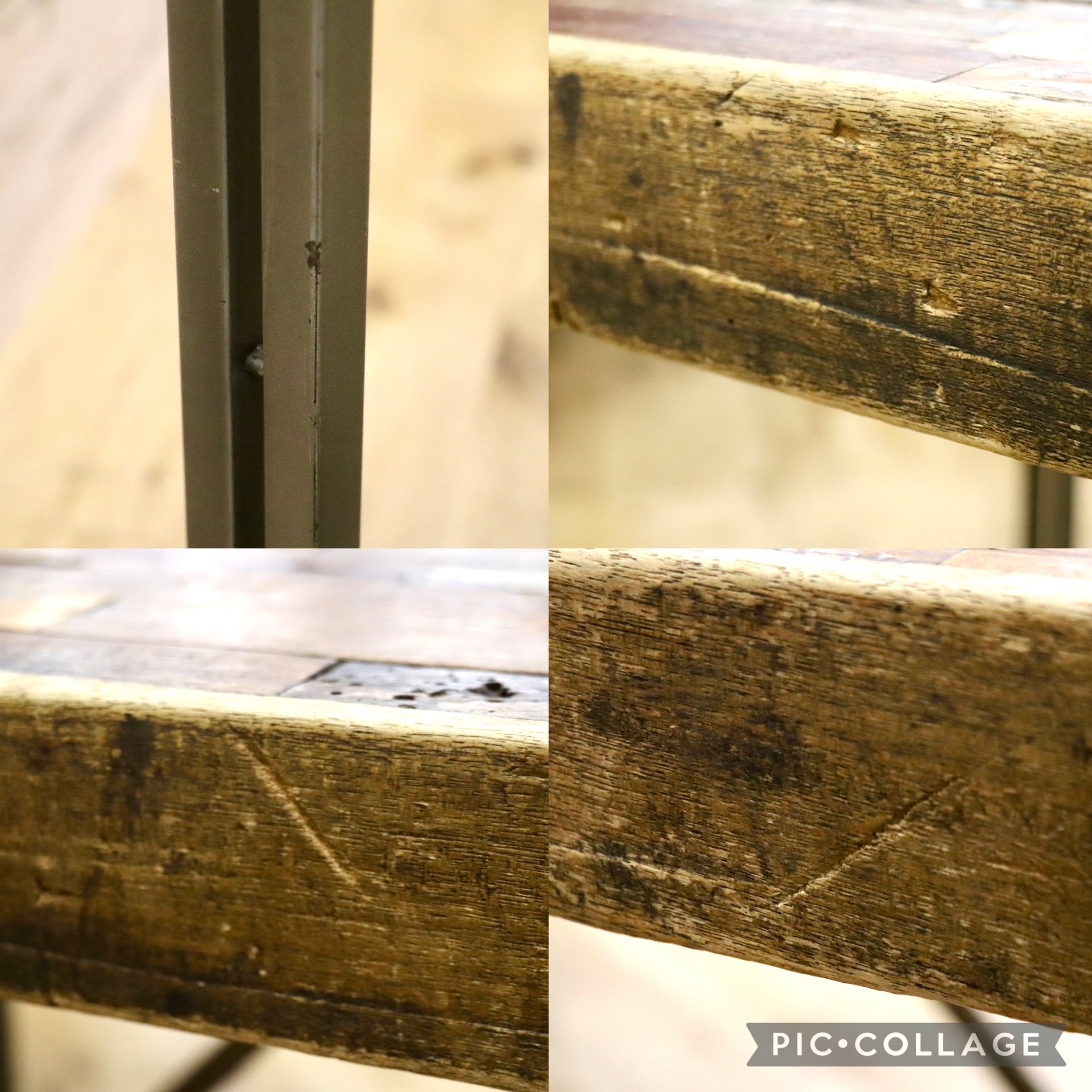 GMJK203A○d-Bodhi / ディーボディ FERUM INDUSTRIAL ダイニングテーブル 食卓テーブル 作業台 勉強机 チーク古材 ヴィンテージ