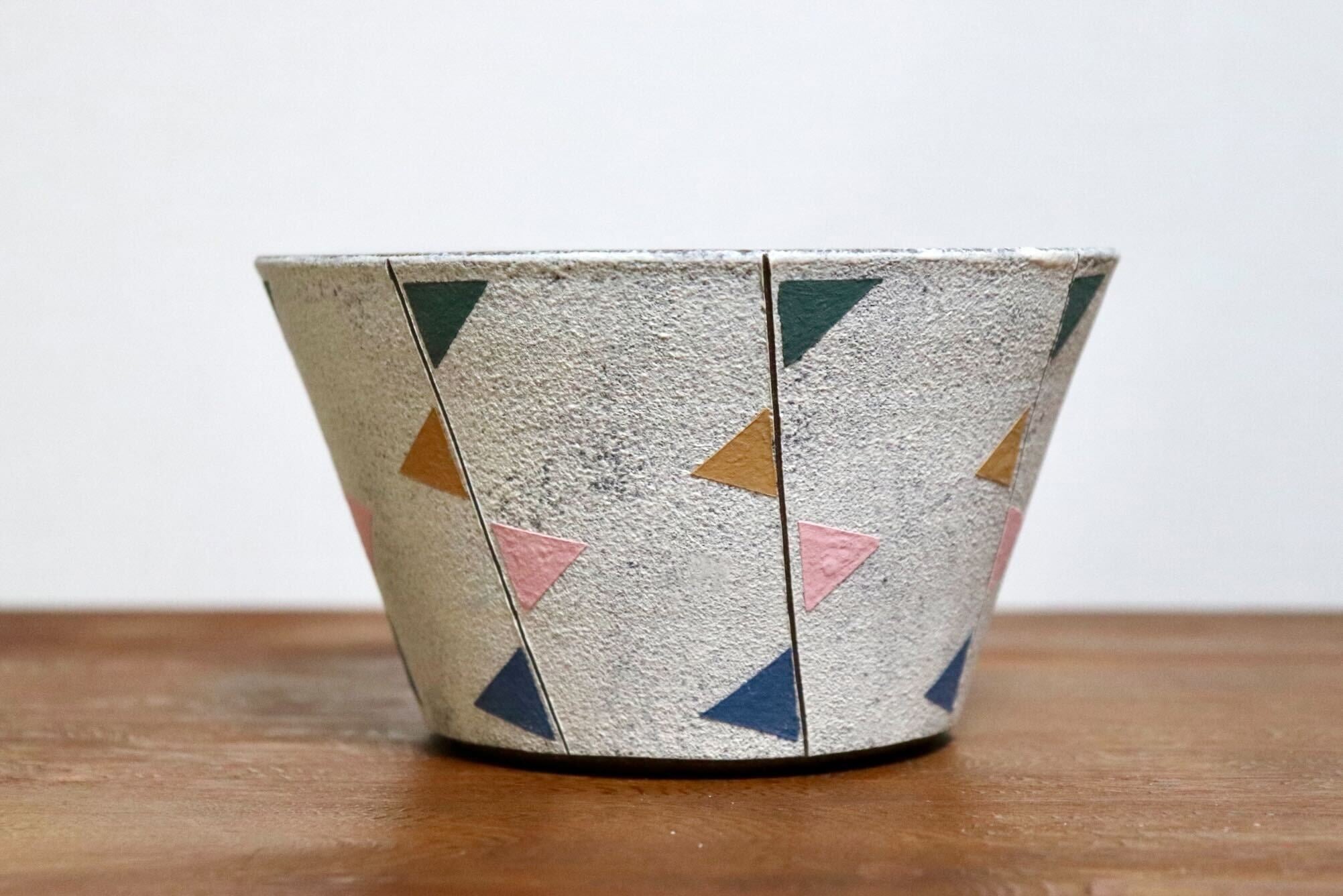 GMIO476A◯市野悟窯 市野哲次 丹波焼 スタッキングボウル 陶器 丹波篠山 伝統工芸 未使用