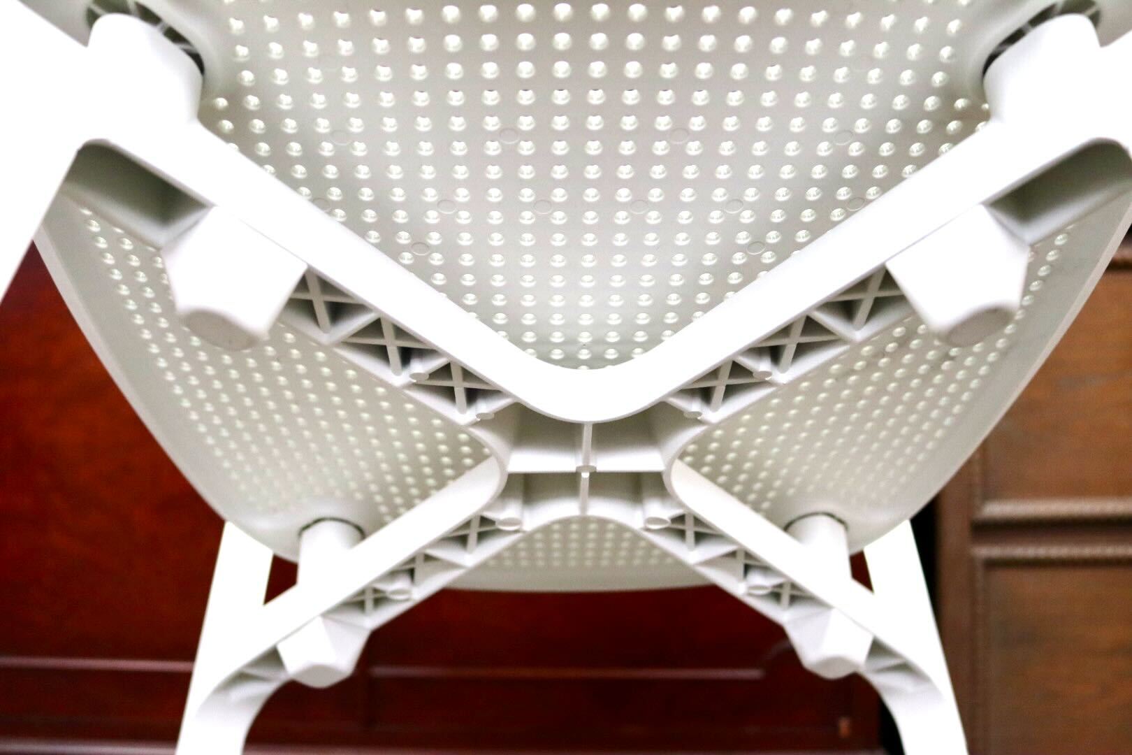 GMIS275G○KRISTALIA / クリスタリア COLANDER ダイニングチェア 椅子 2脚セット スタッキング モダン イタリア 白 展示品 定価約10万