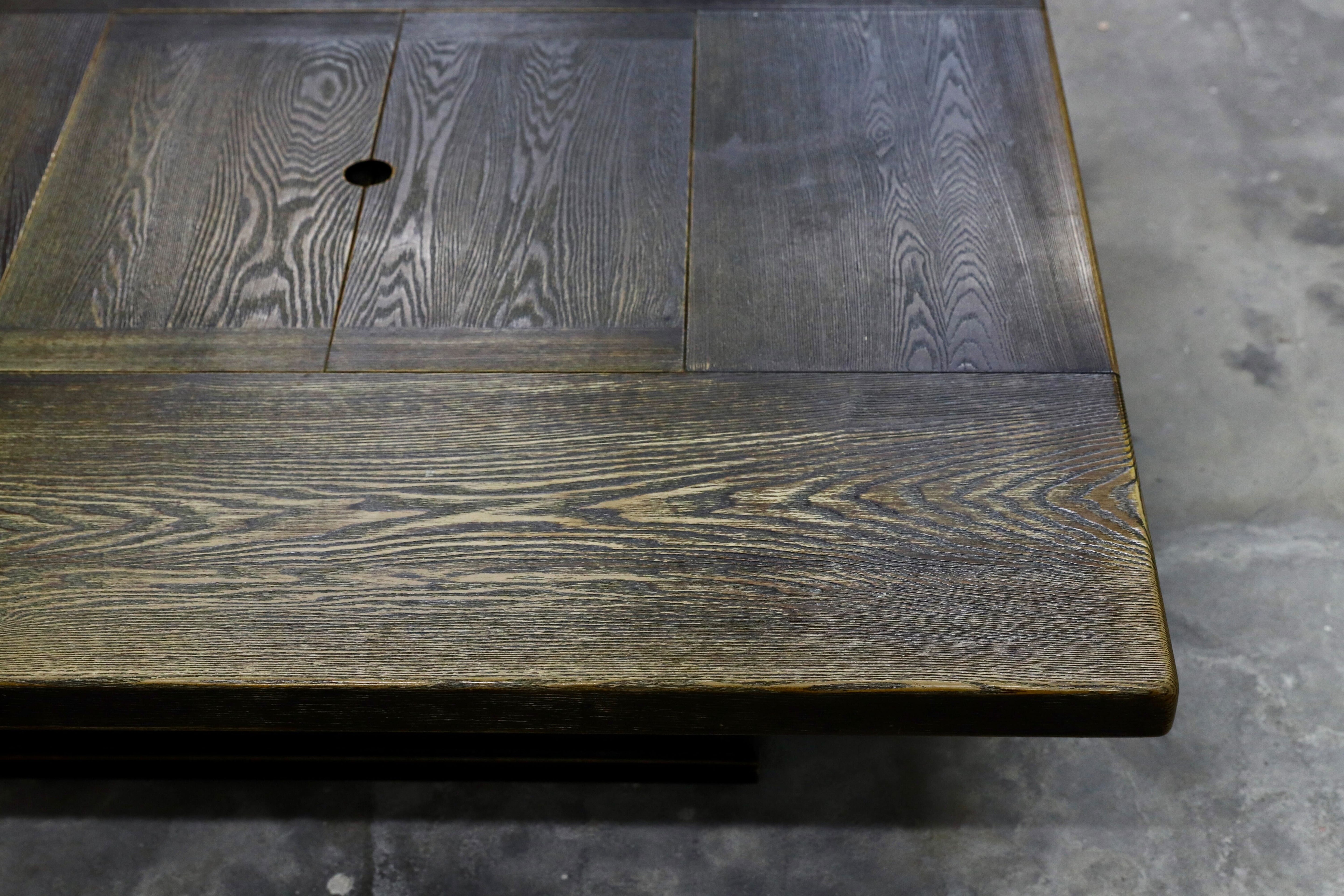 GMHH455○和モダン 民芸調 火鉢 ローテーブル センターテーブル リビングテーブル 和室 座敷 テーブル アンティーク 検）プロヴィンシャル