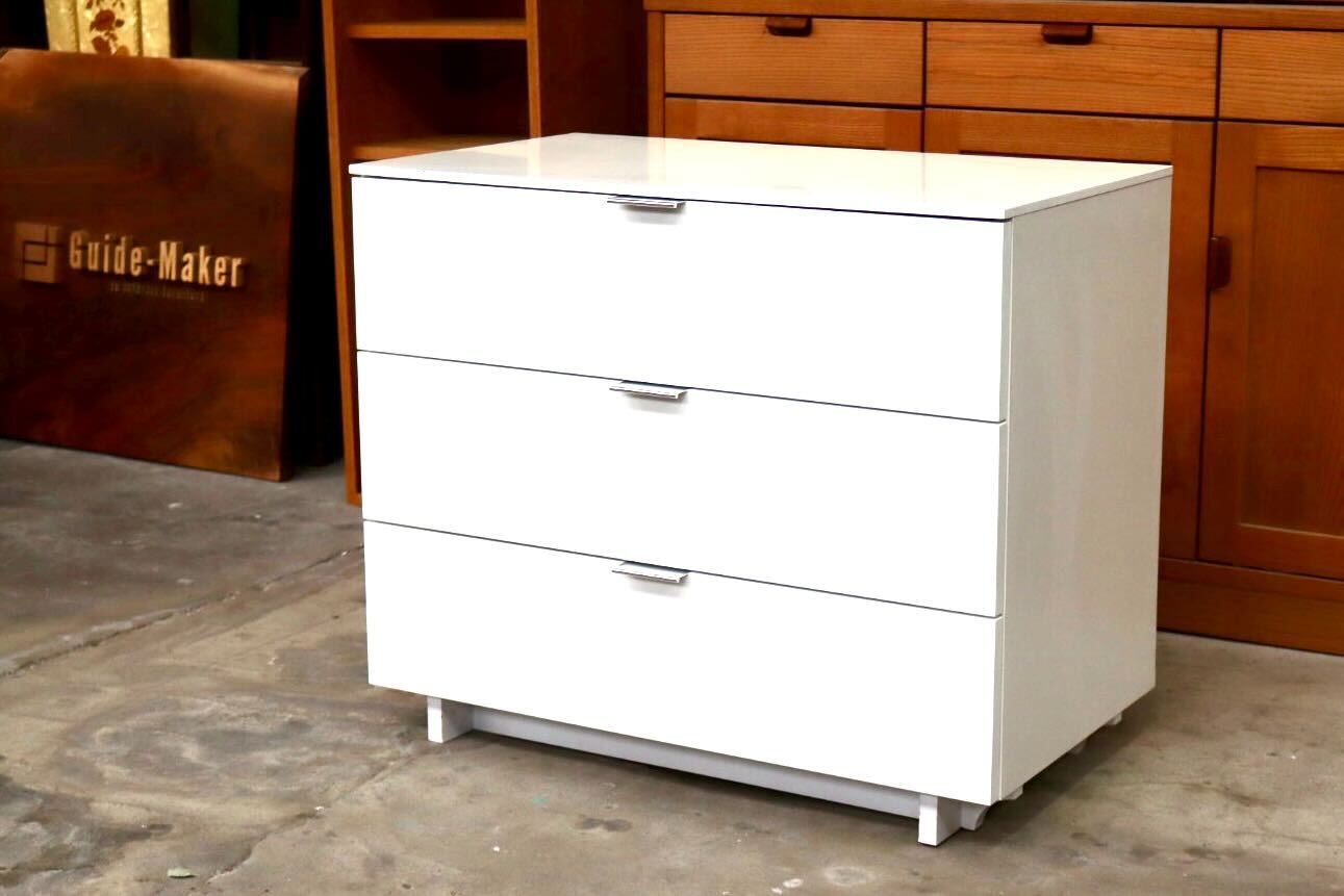 GMIK906A○CASA STYLE / カーサスタイル 3段チェスト キャビネット サイドボード 引き出し 収納家具 リビング モダン