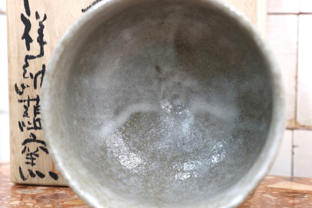 GMJO136R○陶器 茶碗 茶 共箱 在銘 茶道具 抹茶碗 作家物