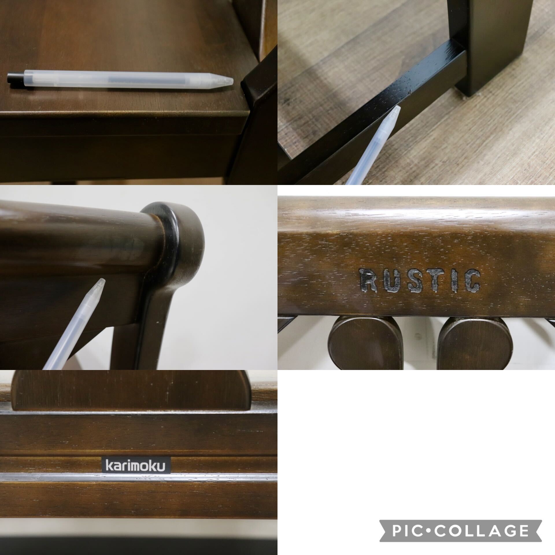 GMHH440A○karimoku / カリモク RUSTIC ルスティック ベンチ ダイニングチェア 椅子 レトロ カントリー 人気廃番 国産家具
