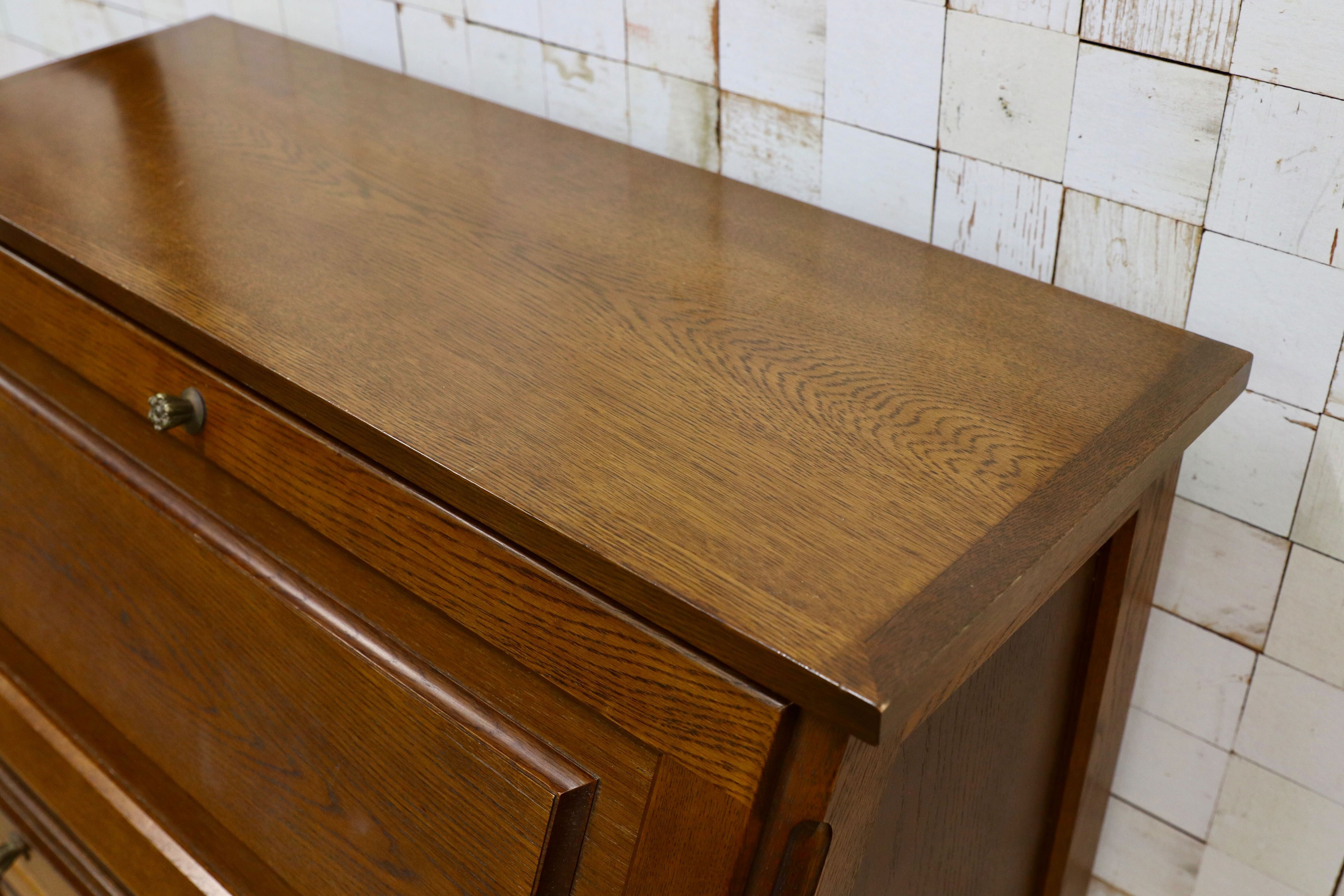 GMIK596○karimoku / カリモク ライティングビューロー デスク 机 学習机 オールドカリモク ヴィンテージ 書斎机 国産家具 オーク