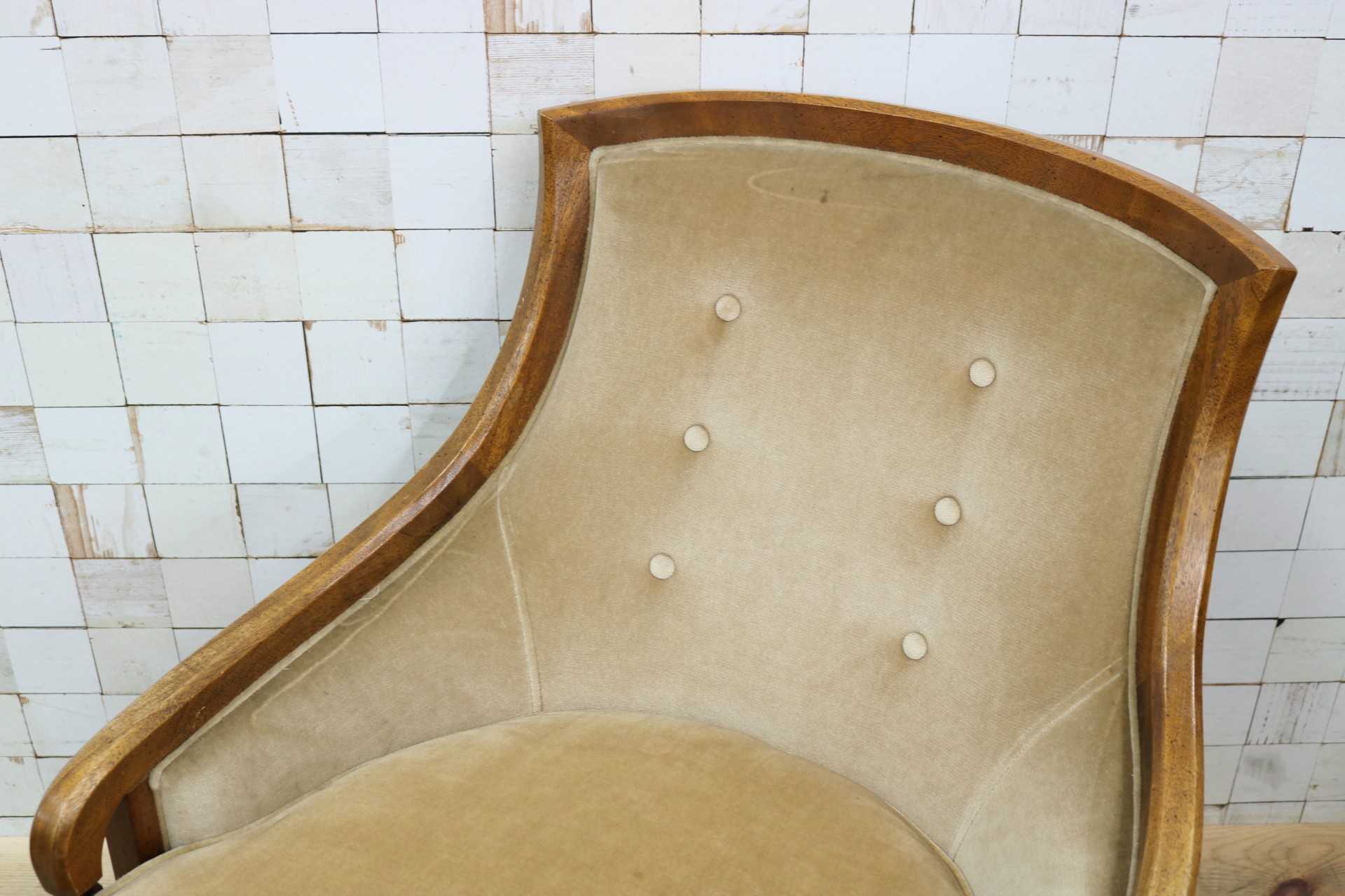 GMJK42C○DREXEL HERITAGE / ドレクセルヘリテイジ Upholstery 1人掛けソファ シングルソファ クラシック ヴィンテージ 応接 読書椅子