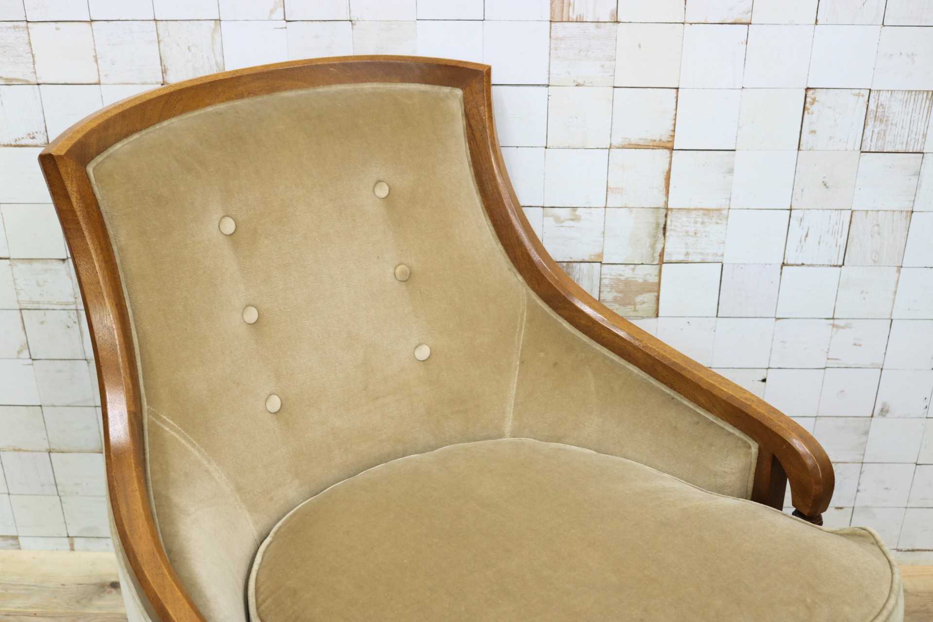 GMJK42D○DREXEL HERITAGE / ドレクセルヘリテイジ Upholstery 1人掛けソファ シングルソファ クラシック ヴィンテージ 応接 読書椅子