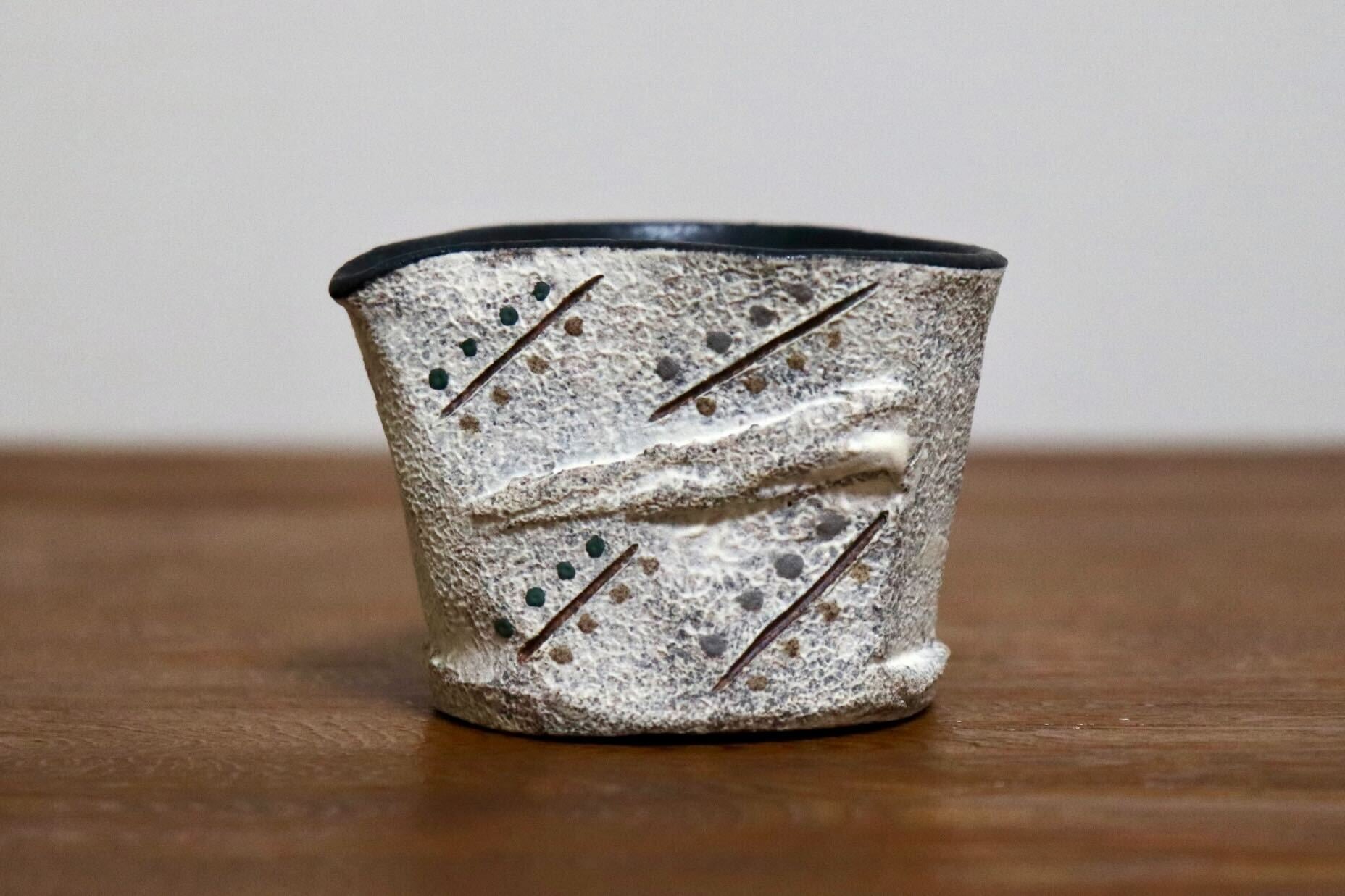 GMIO477B◯市野悟窯 市野哲次 丹波焼 ミルクピッチャー 陶器 丹波篠山 伝統工芸 未使用