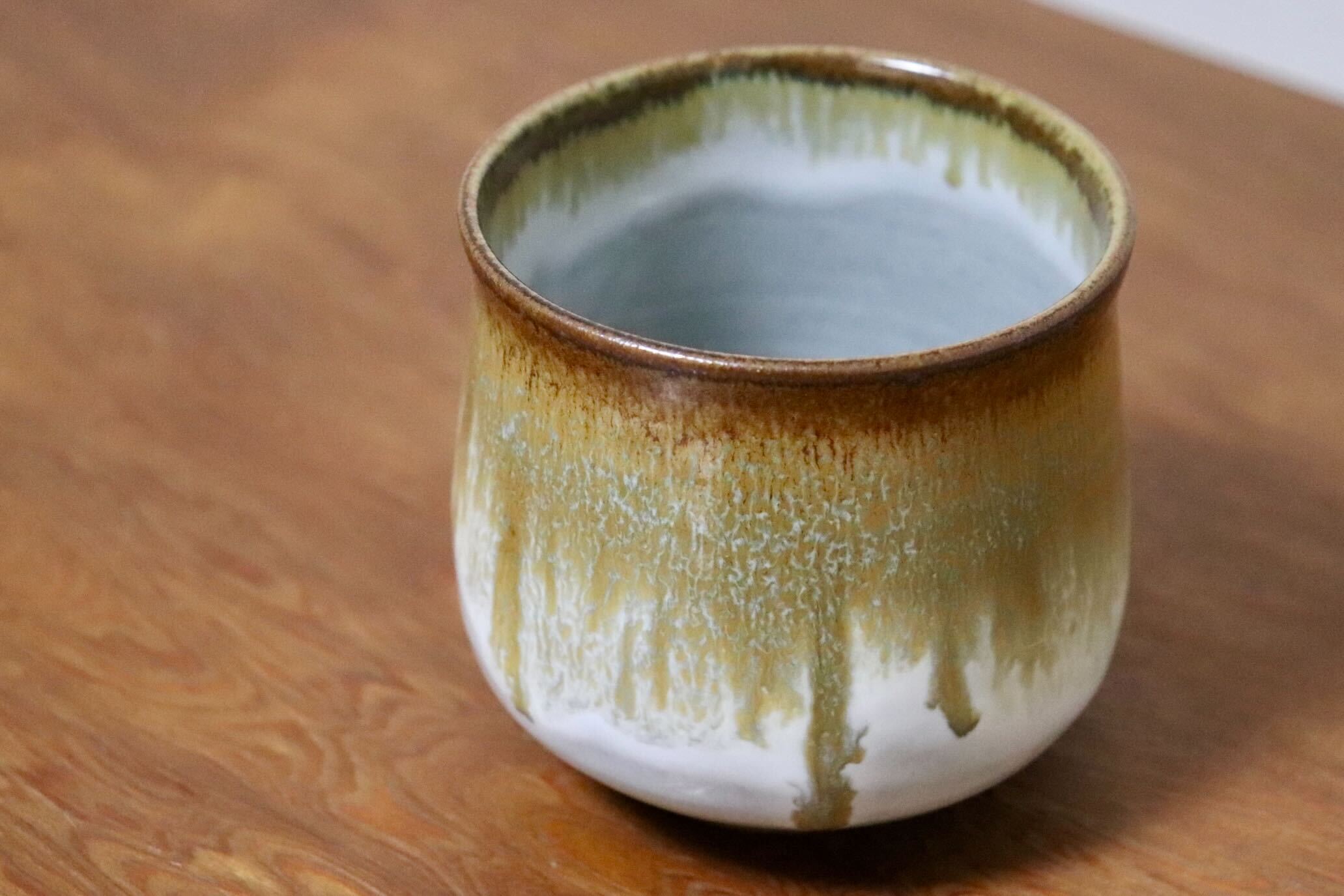 GMIO443A○千代市陶房 清水千代市 丹波焼 湯呑 陶器 丹波篠山 伝統工芸 未使用