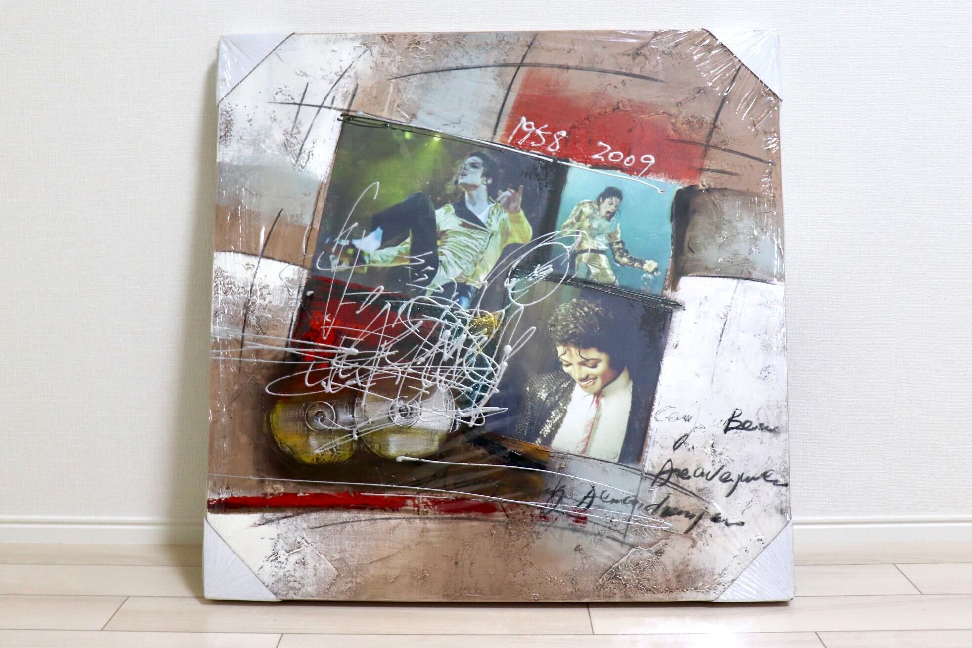 GMIK749A◯マイケル・ジャクソン アートパネル 大型 インテリアボード コラージュアート