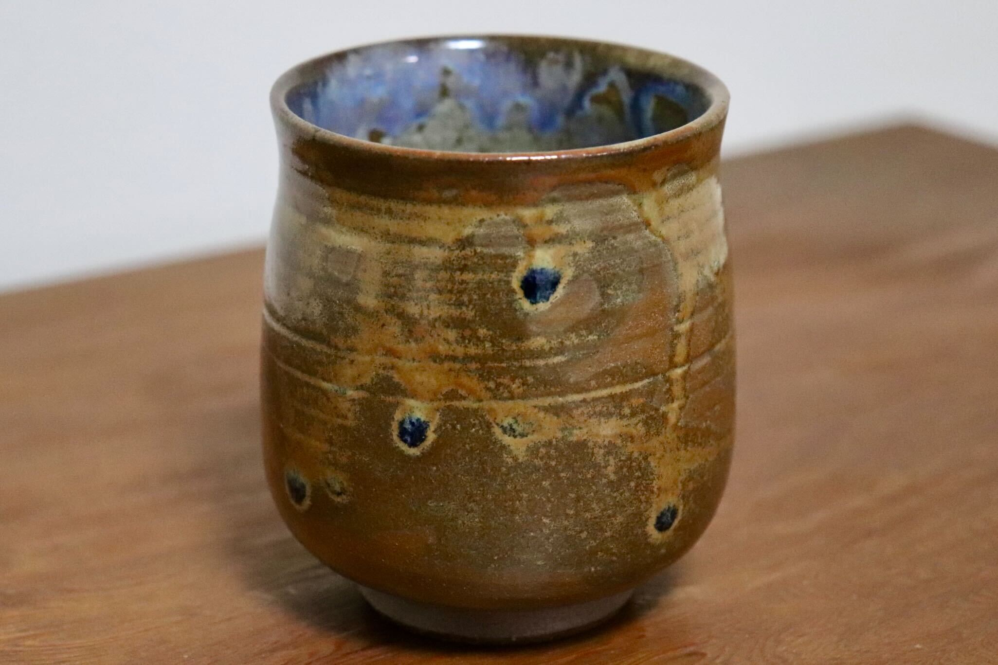 GMIO443B○千代市陶房 清水千代市 丹波焼 湯呑 陶器 丹波篠山 伝統工芸 未使用