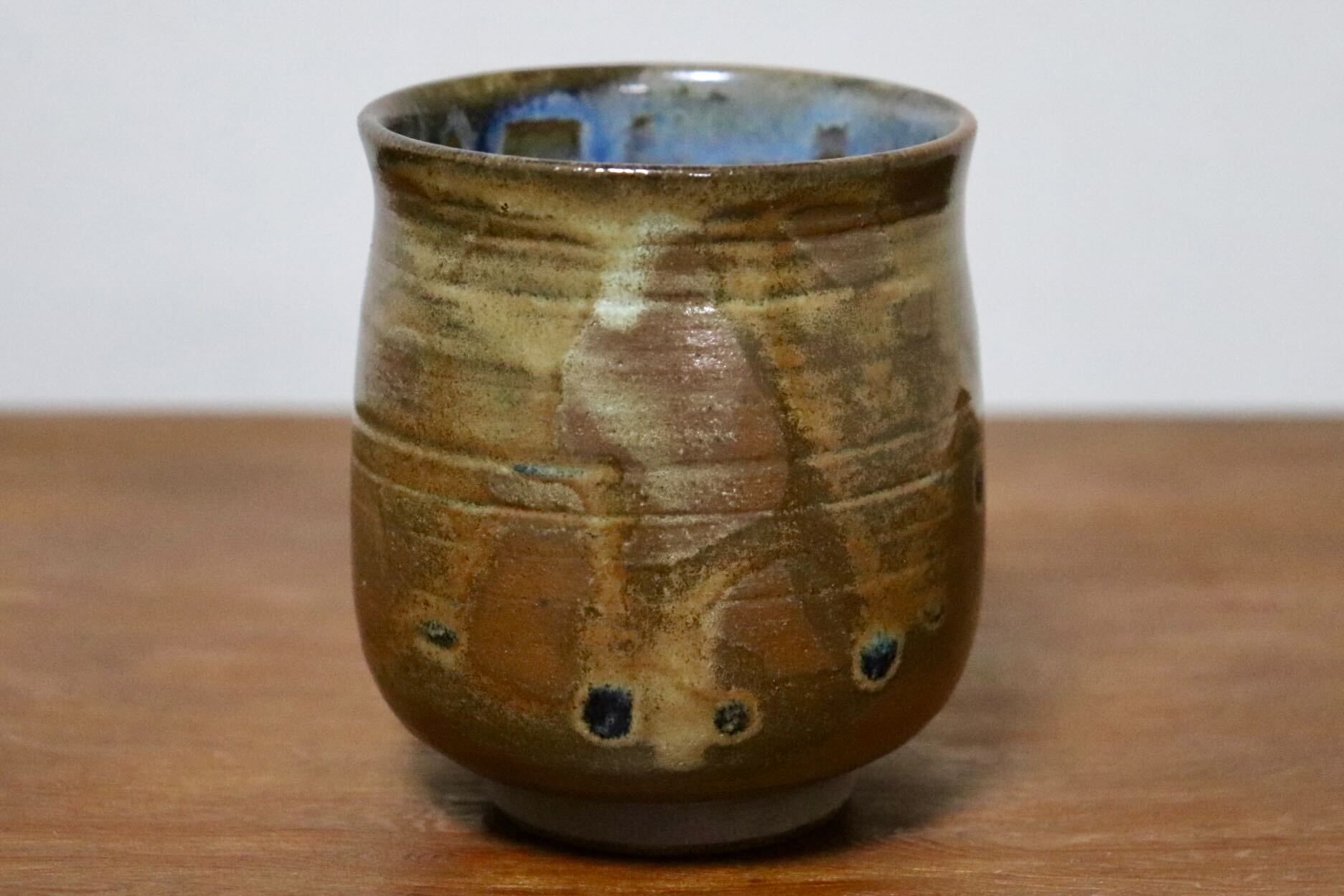 GMIO443B○千代市陶房 清水千代市 丹波焼 湯呑 陶器 丹波篠山 伝統工芸 未使用