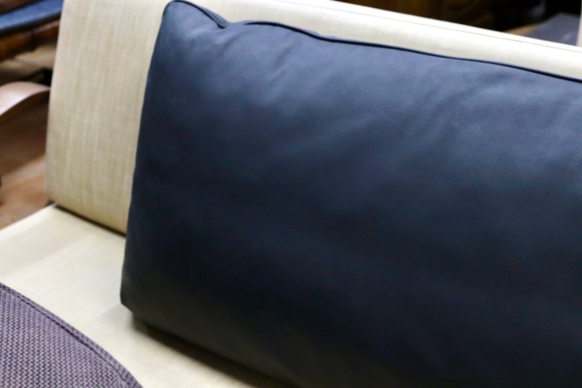 GMGS206J○arflex/アルフレックス A・SOFA A CUSHION 01 クッション 本革 牛革 ブラック 黒 純正 約15万