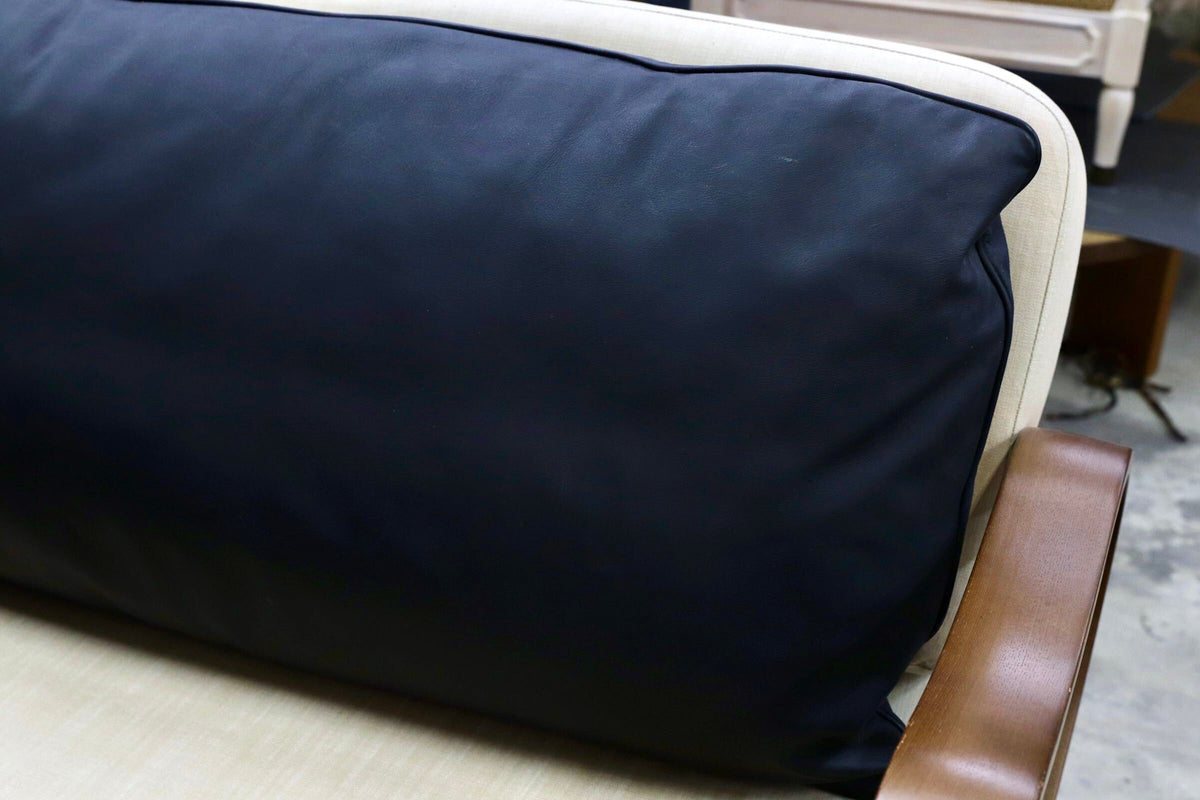 GMGS206J○arflex/アルフレックス A・SOFA A CUSHION 01 クッション 本革 牛革 ブラック 黒 純正 約15万