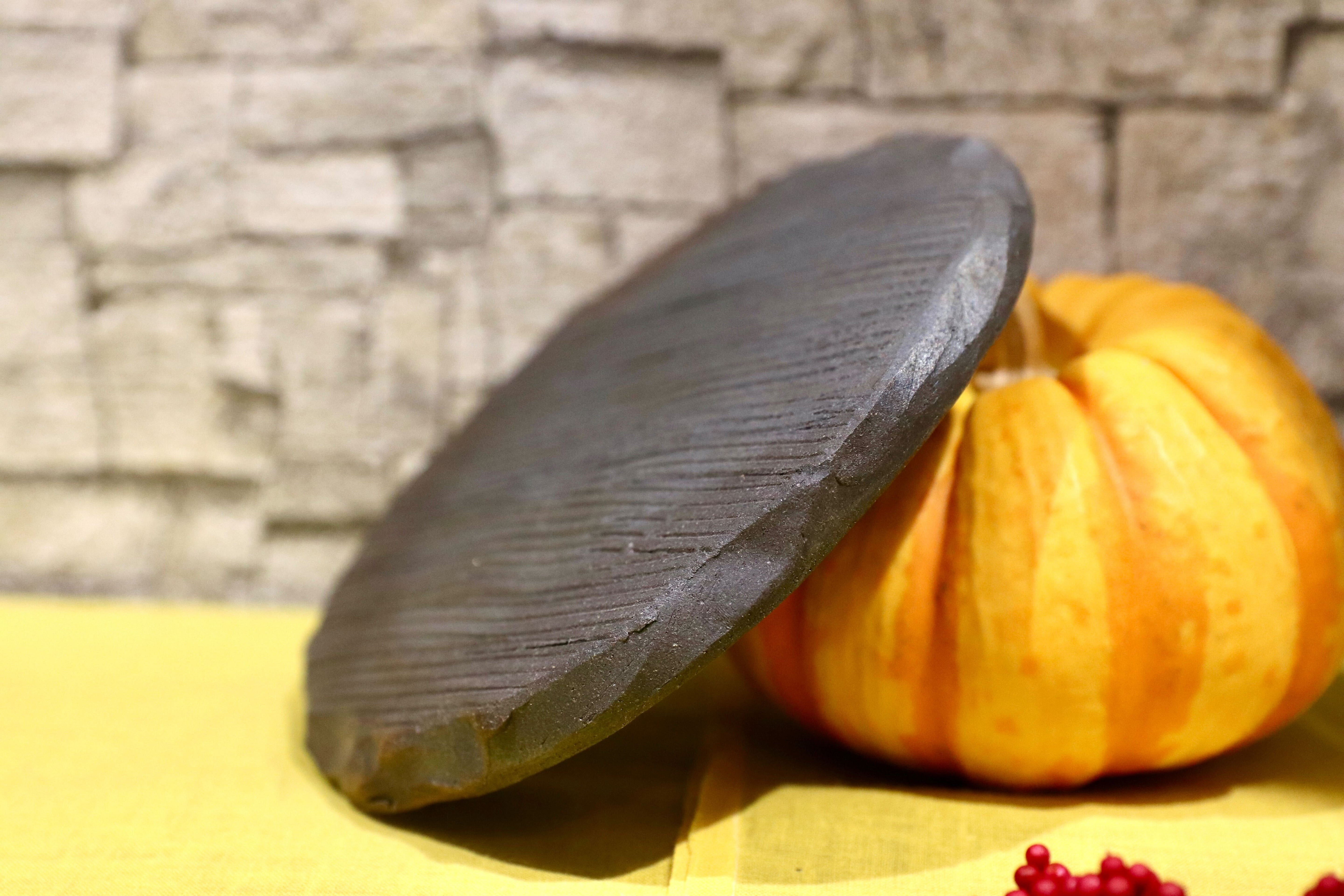 GMIO258○市野悟窯 市野哲次 丹波焼 丹波立杭焼 ソーサー コースター 伝統工芸