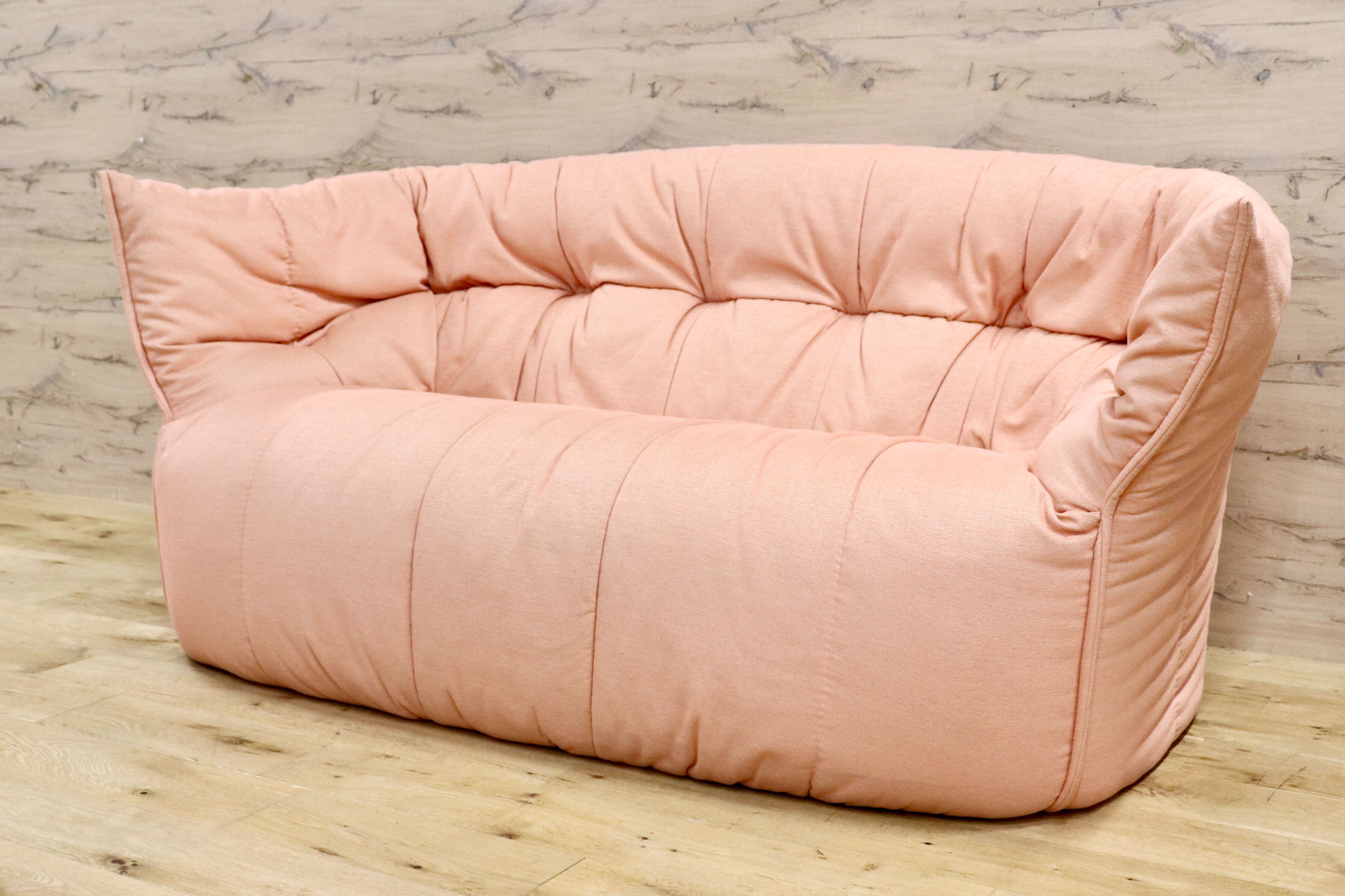 GMIS31○ligne roset / リーンロゼ Brigantin ブリガンタン 3人掛けソファ 3pソファ ファブリック ピンク モダン
