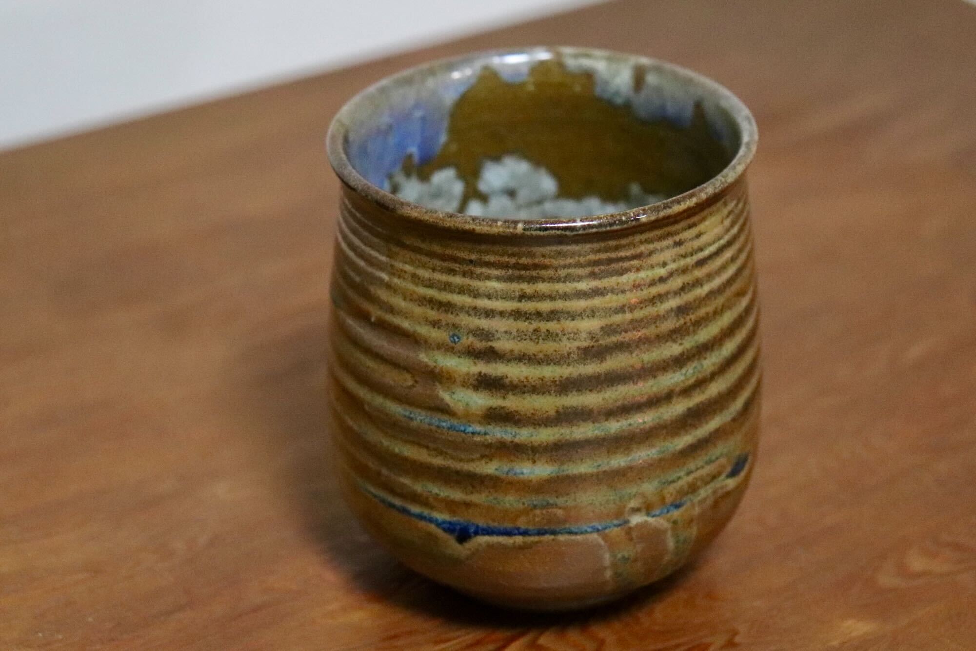 GMIO443D○千代市陶房 清水千代市 丹波焼 湯呑 陶器 丹波篠山 伝統工芸 未使用