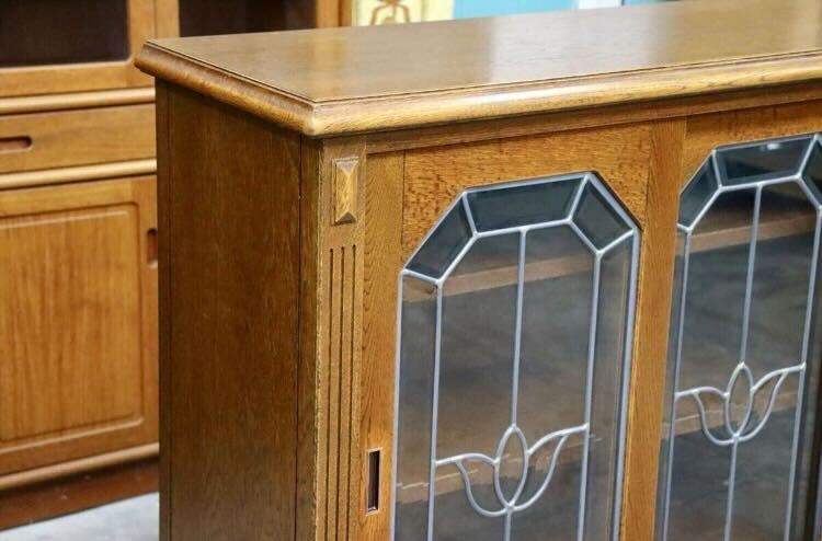 GMIS274○三越家具 Brugge ブルージュ キャビネット サイドボード リビングボード 飾り棚 三越伊勢丹 英国クラシック ヴィンテージ