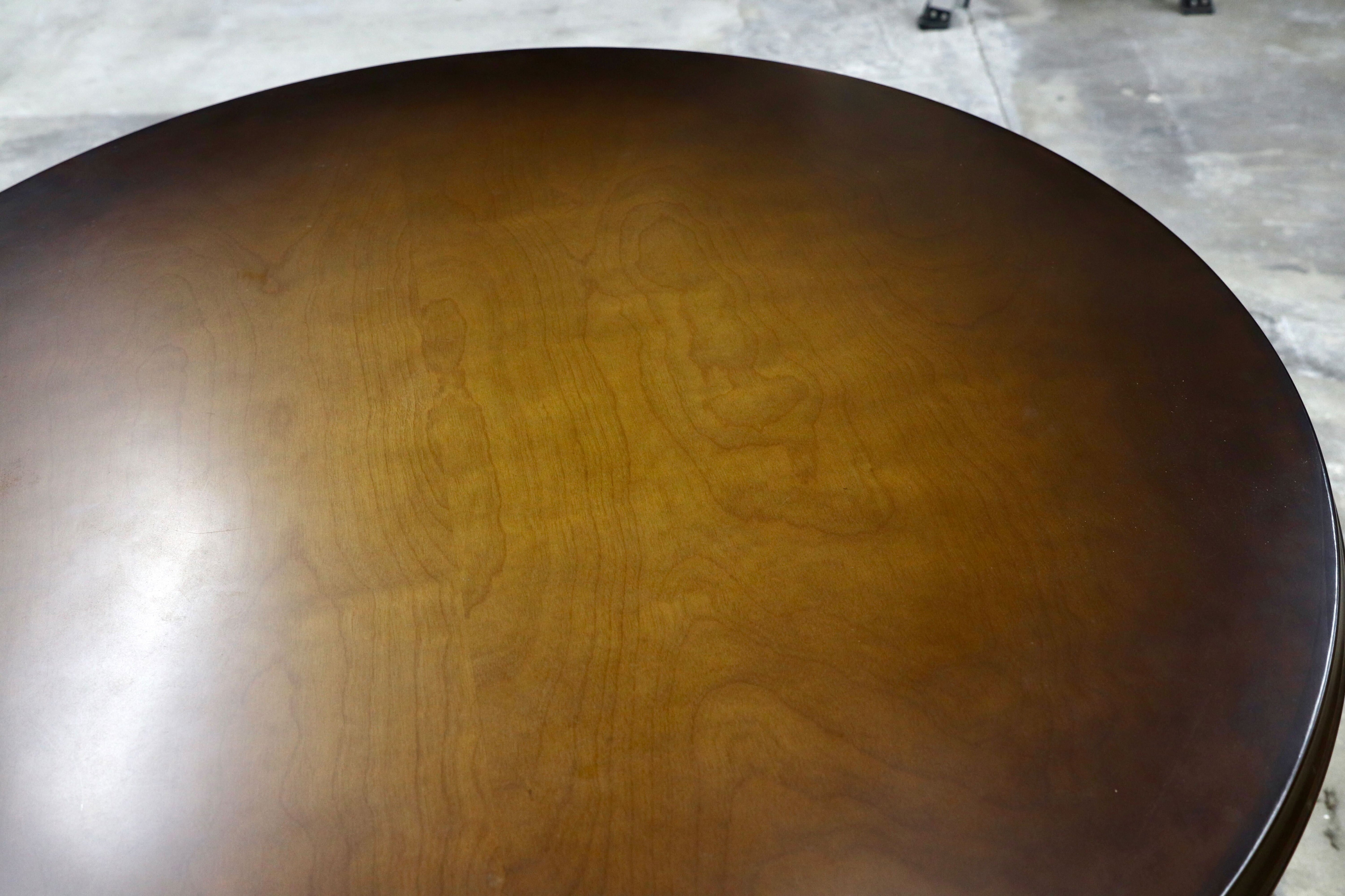 GMIH309○飛騨産業 / HIDA キツツキ ラウンドテーブル ダイニングテーブル 食卓テーブル レトロ カフェ 円卓 穂高 アンティーク 定価約22万