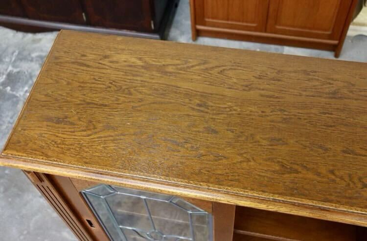 GMIS274○三越家具 Brugge ブルージュ キャビネット サイドボード リビングボード 飾り棚 三越伊勢丹 英国クラシック ヴィンテージ