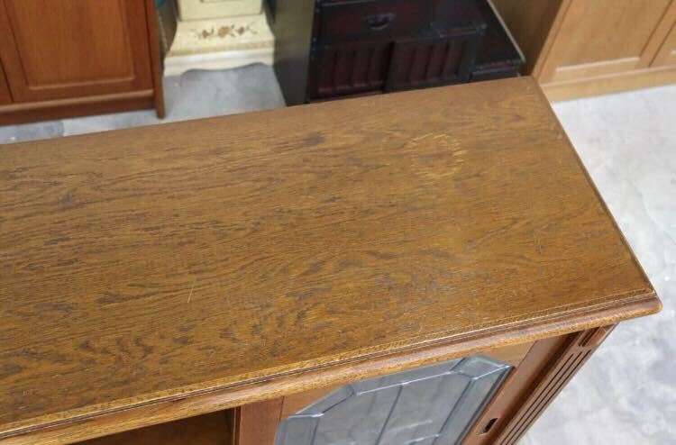 GMIS274○三越家具 Brugge ブルージュ キャビネット サイドボード リビングボード 飾り棚 三越伊勢丹 英国クラシック ヴィンテージ