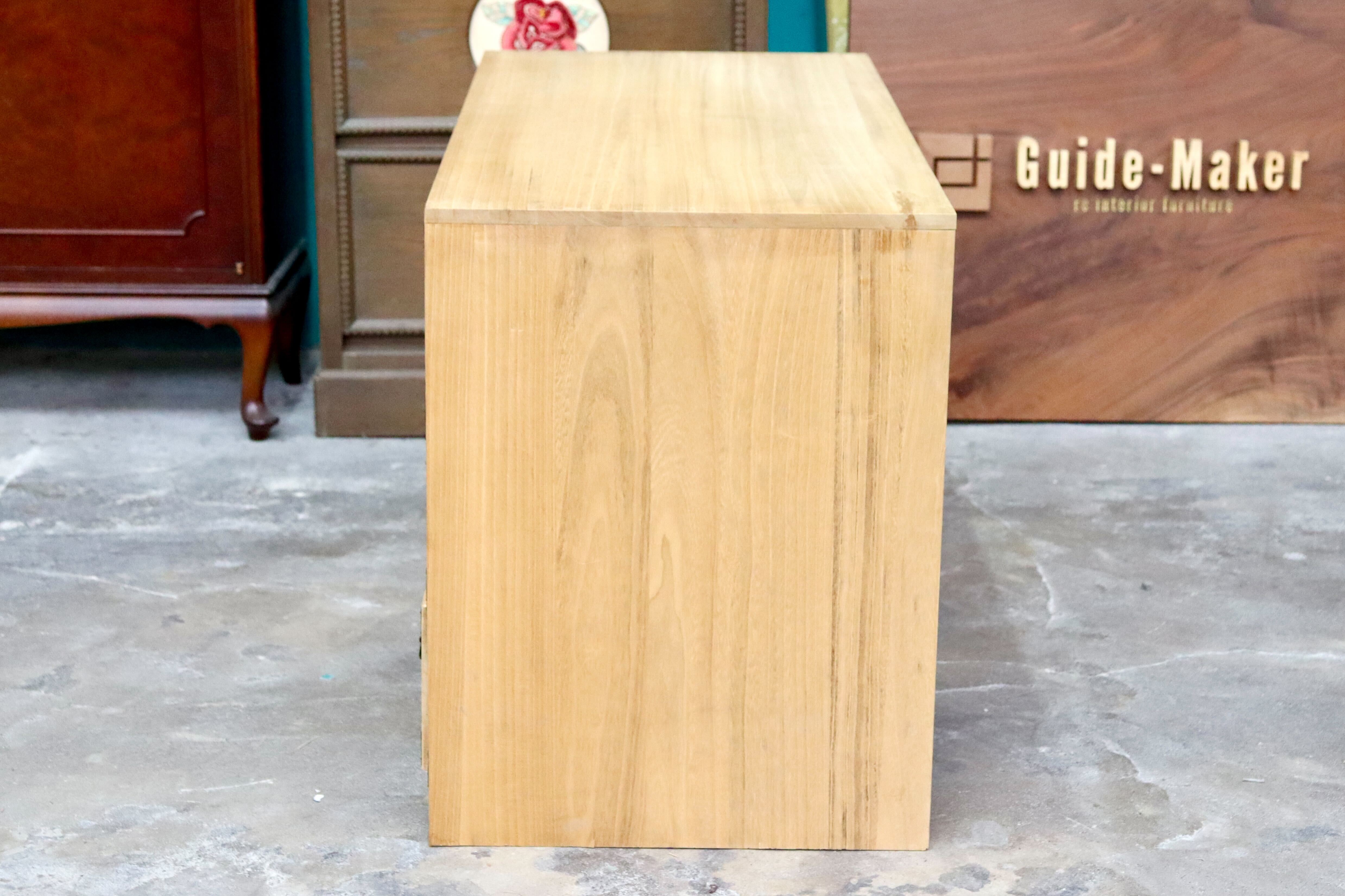 GMIH450D○桐箪笥 チェスト 収納家具 和家具 和箪笥 3段チェスト 衣装箪笥 着物収納 押し入れ 木製 シンプル レトロ