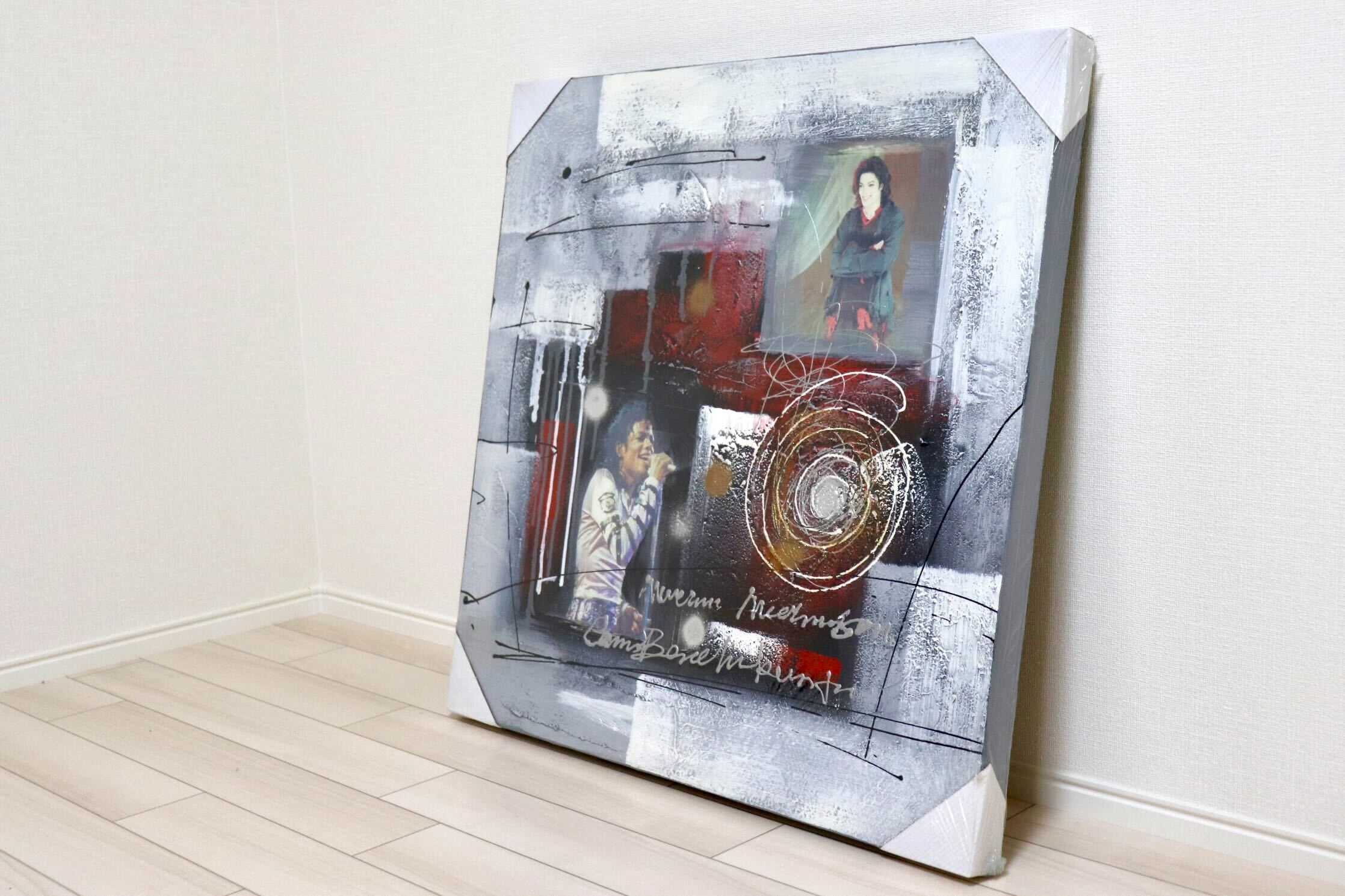 GMIK749E◯マイケル・ジャクソン アートパネル 大型 インテリアボード コラージュアート