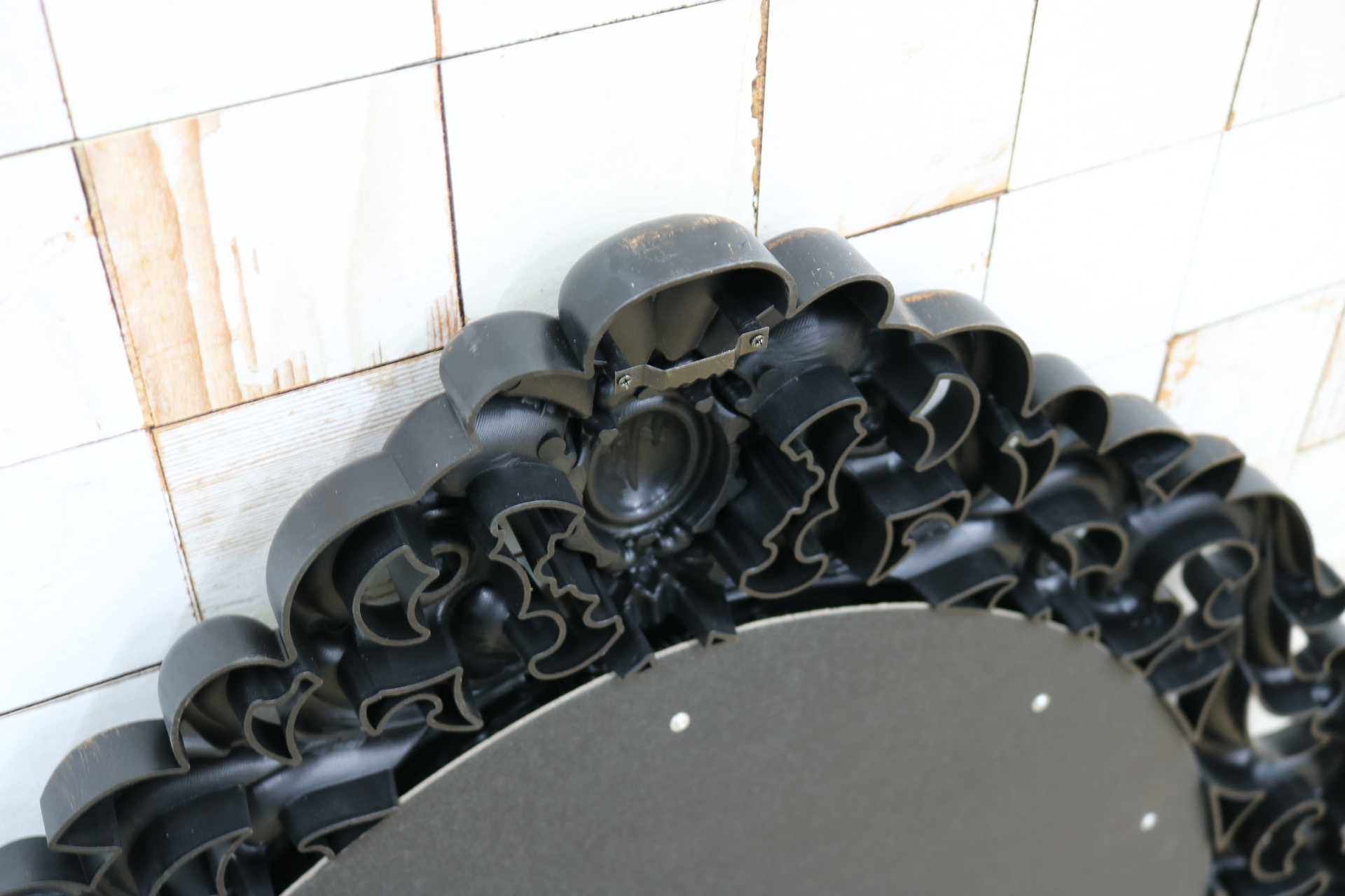 GMIK746BE◯ウォールミラー 壁掛け鏡 壁掛けミラー 鏡 ミラー アンティーク調 ロココ調 未使用品