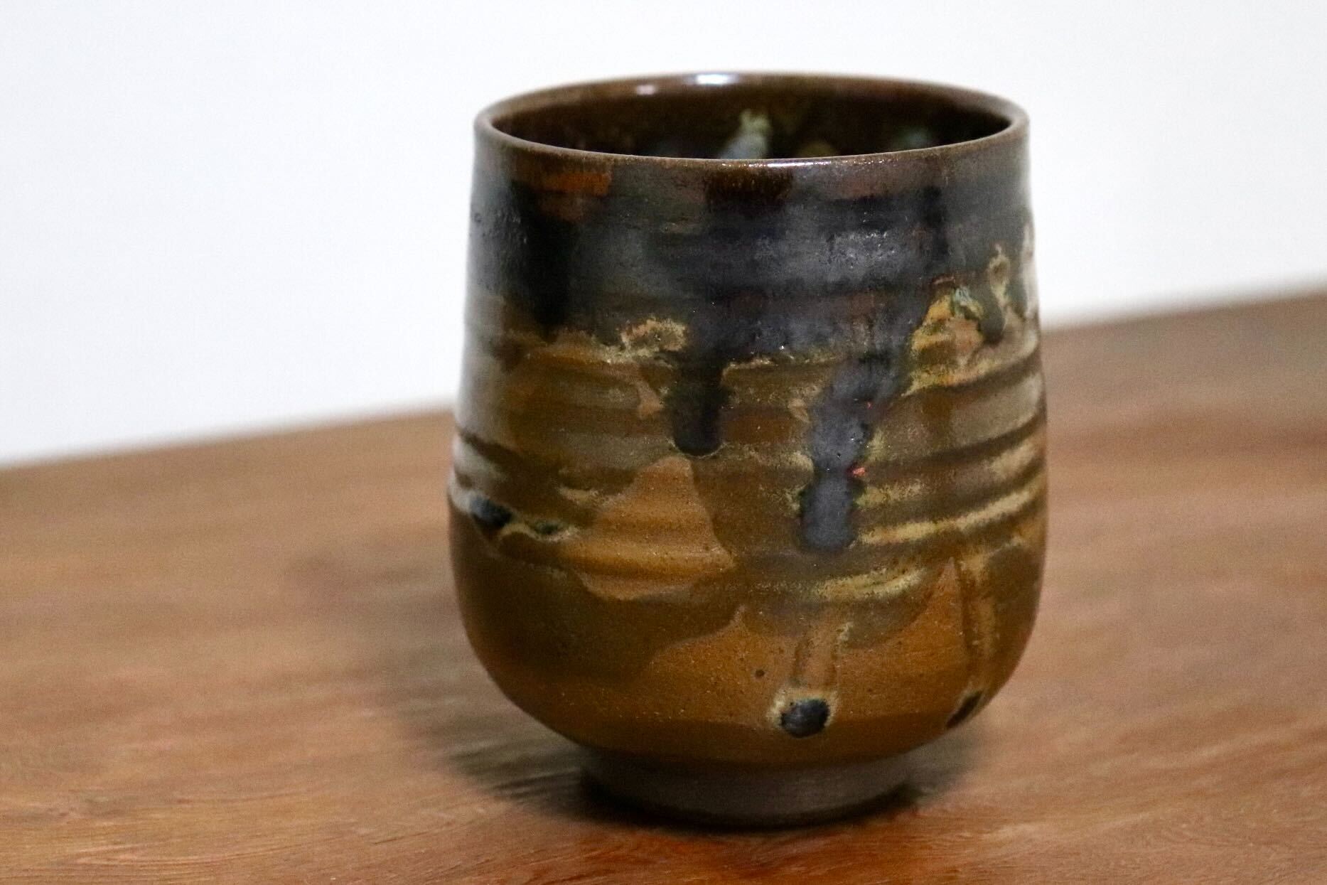GMIO443E○千代市陶房 清水千代市 丹波焼 湯呑 陶器 丹波篠山 伝統工芸 未使用