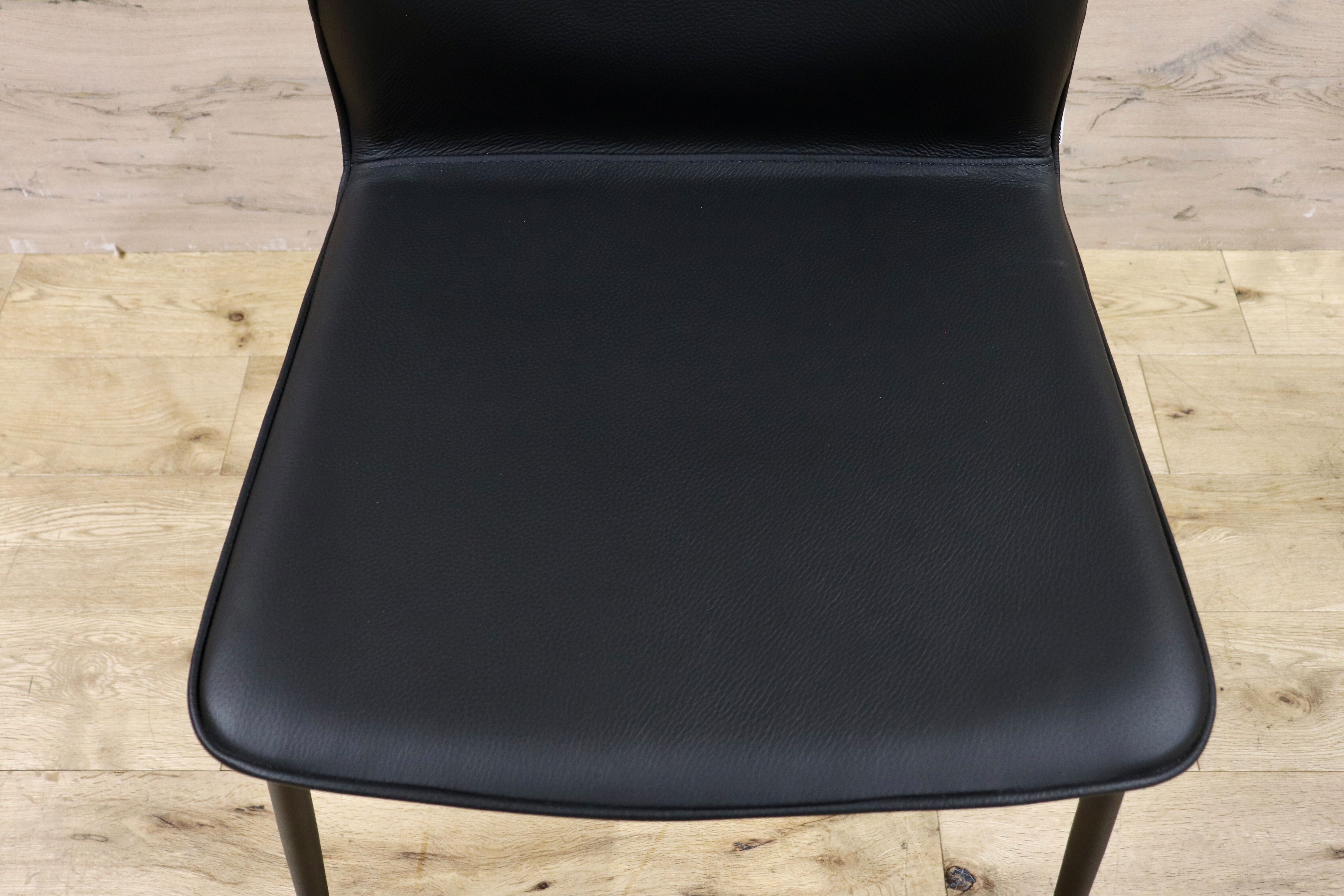 GMIS78A○BoConcept / ボーコンセプト ニューポート ダイニングチェア 2脚セット 椅子 レザー シンプル 北欧モダン デンマーク