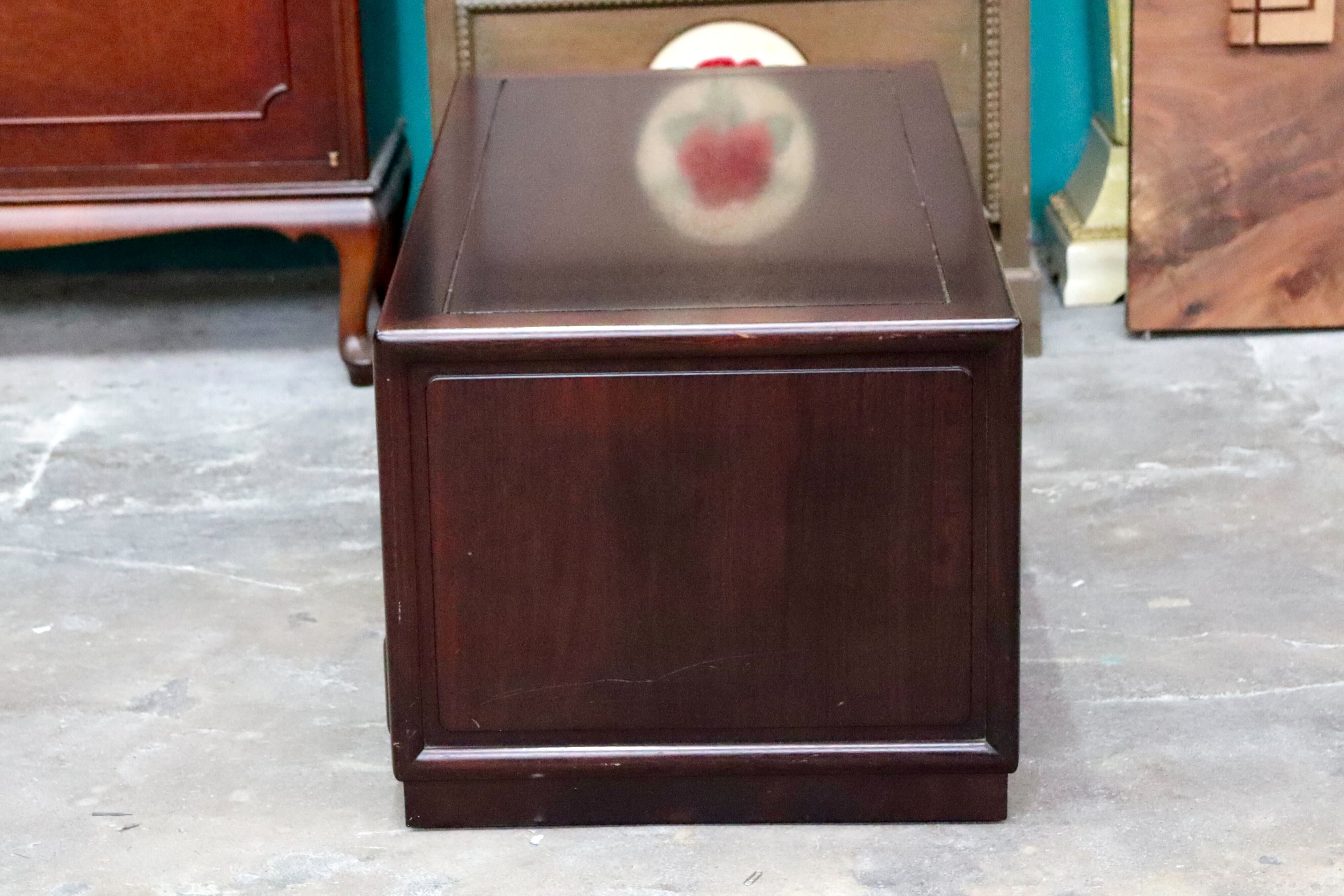 GMIH461○唐木家具 花梨 昭和レトロ 文机 ローテーブル 木製 書斎机 座机 和家具 和室 昭和 書斎 デスク アンティーク