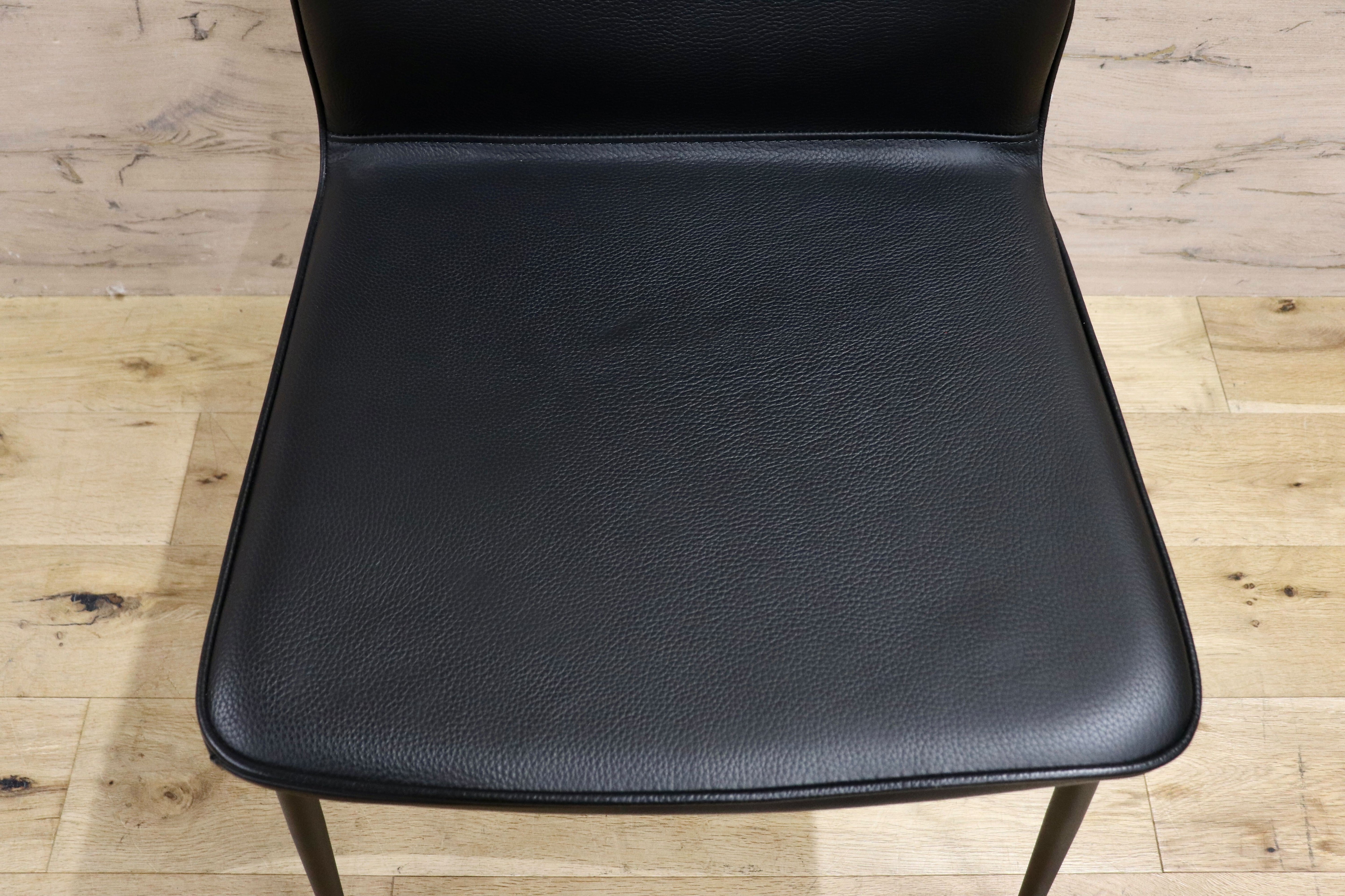 GMIS78A○BoConcept / ボーコンセプト ニューポート ダイニングチェア 2脚セット 椅子 レザー シンプル 北欧モダン デンマーク
