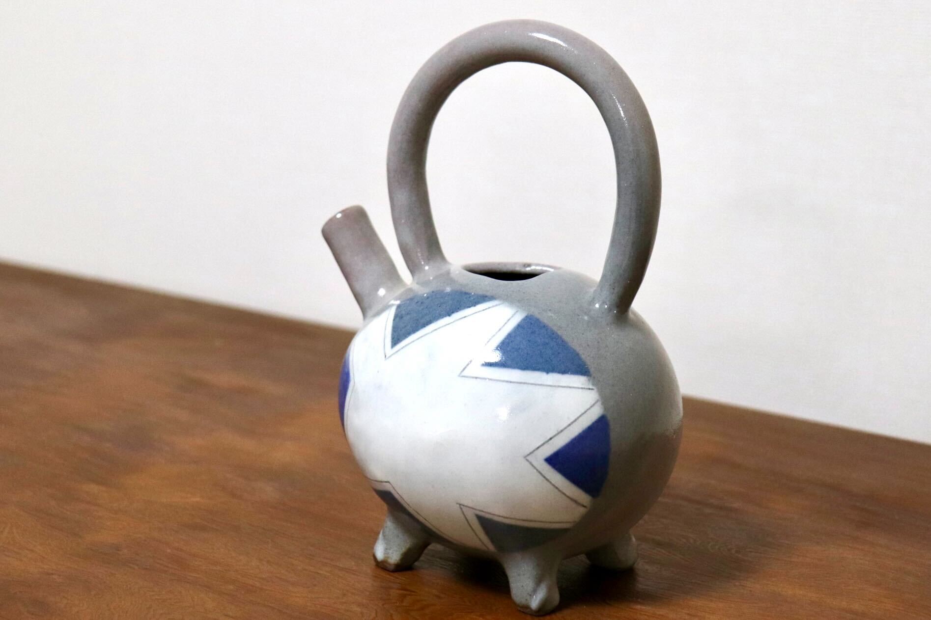 GMIO472◯市野悟窯 丹波焼 花入 一輪挿し 伝統工芸 丹波篠山 未使用