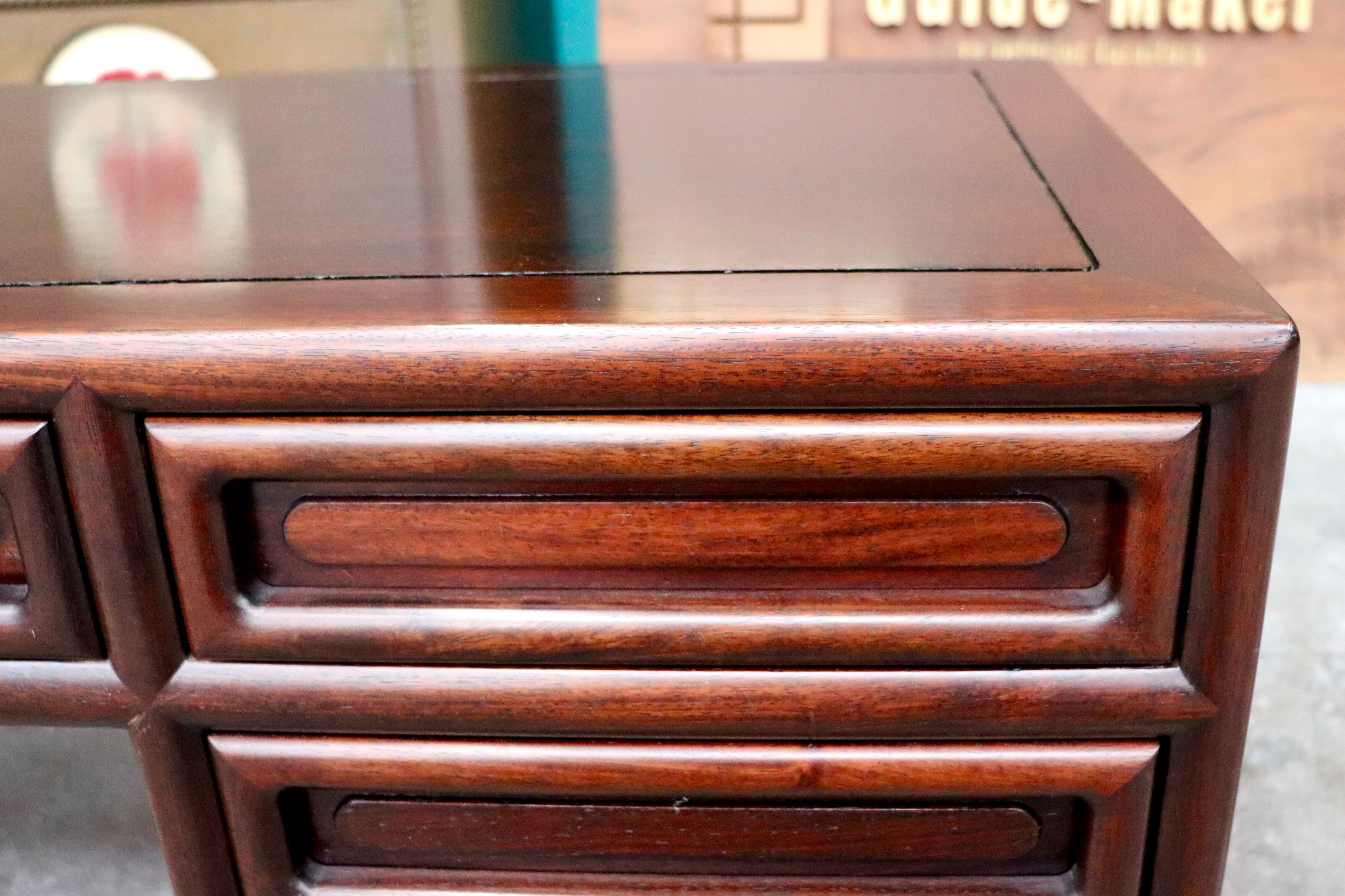 GMIH461○唐木家具 花梨 昭和レトロ 文机 ローテーブル 木製 書斎机 座机 和家具 和室 昭和 書斎 デスク アンティーク