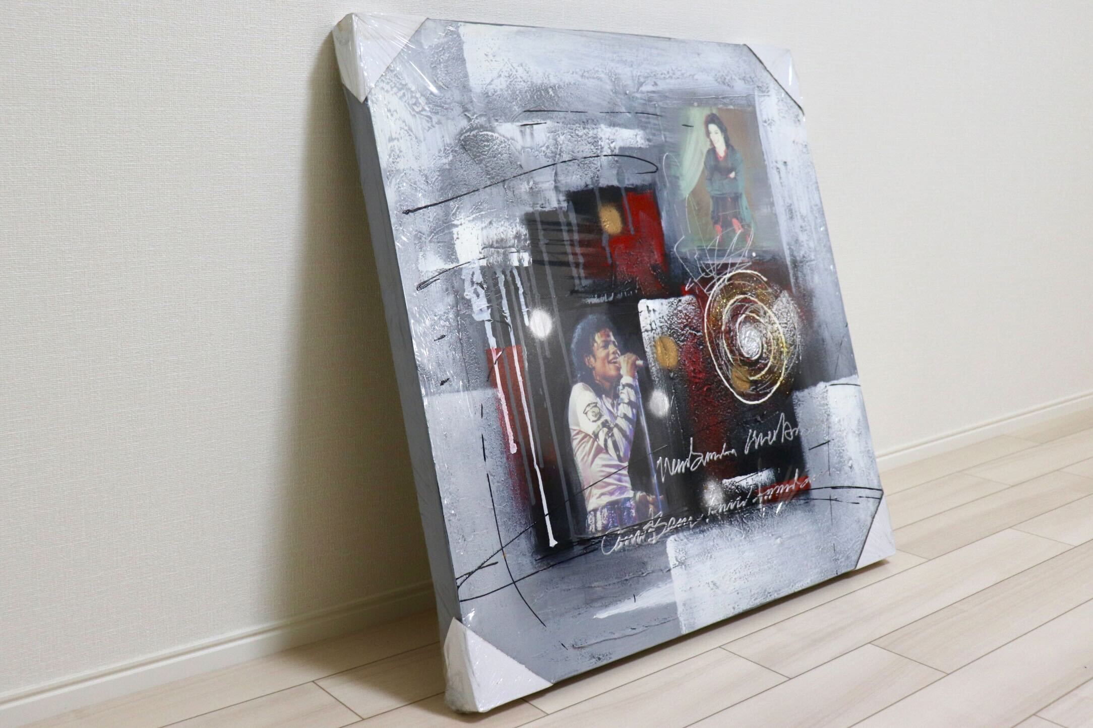 GMIK749I◯マイケル・ジャクソン アートパネル 大型 インテリアボード コラージュアート