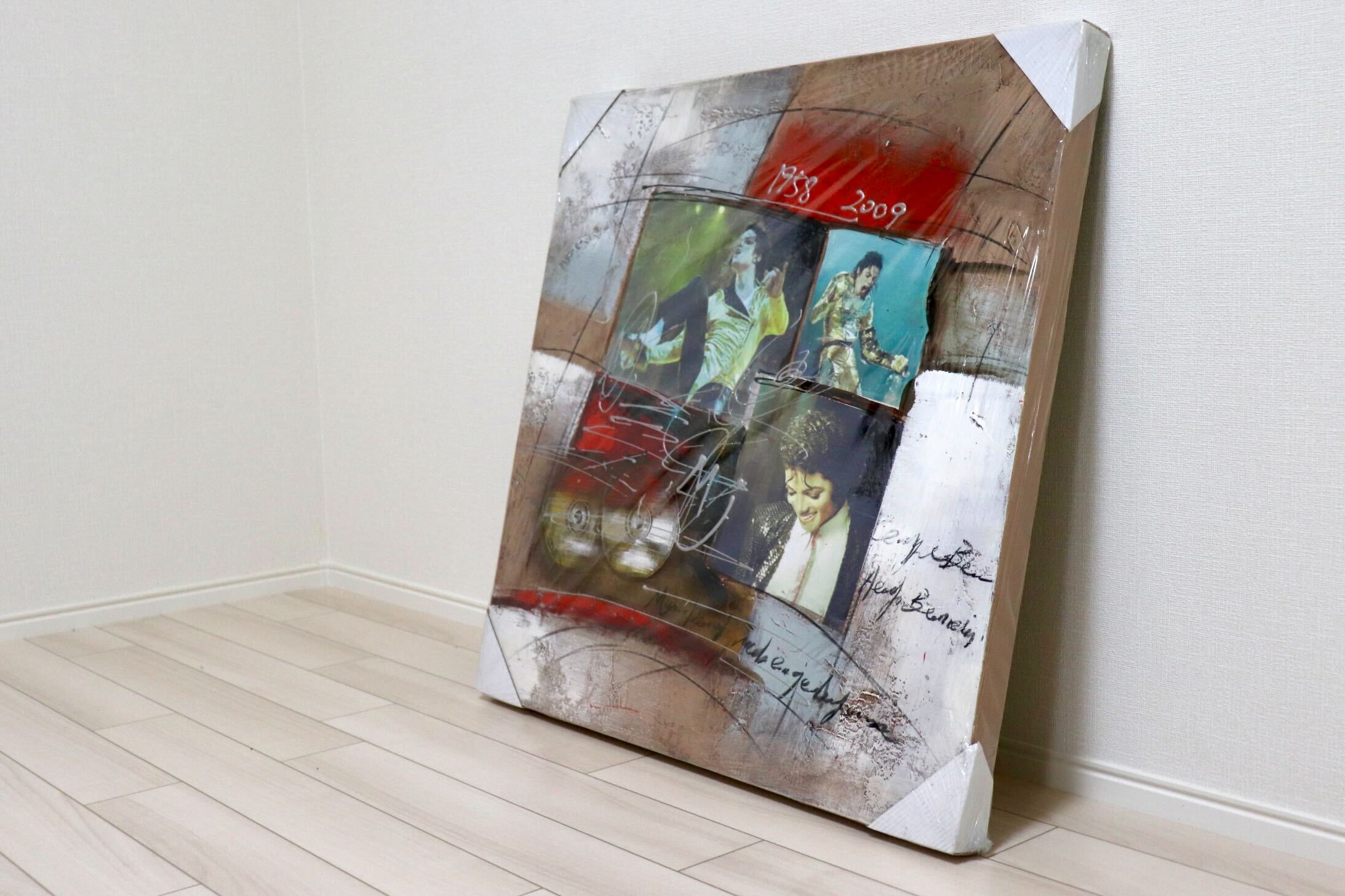 GMIK749K◯マイケル・ジャクソン アートパネル 大型 インテリアボード コラージュアート