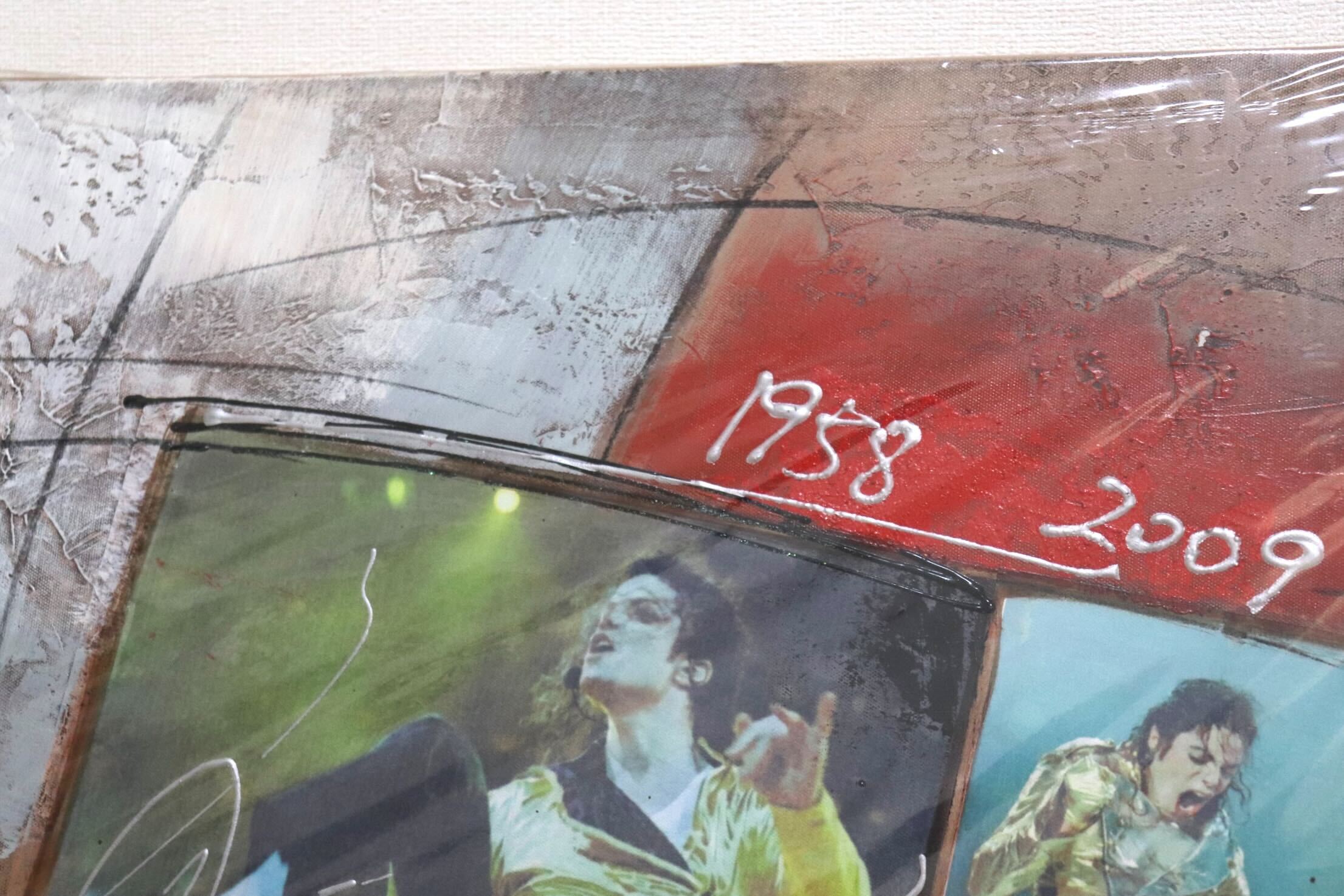 GMIK749K◯マイケル・ジャクソン アートパネル 大型 インテリアボード コラージュアート