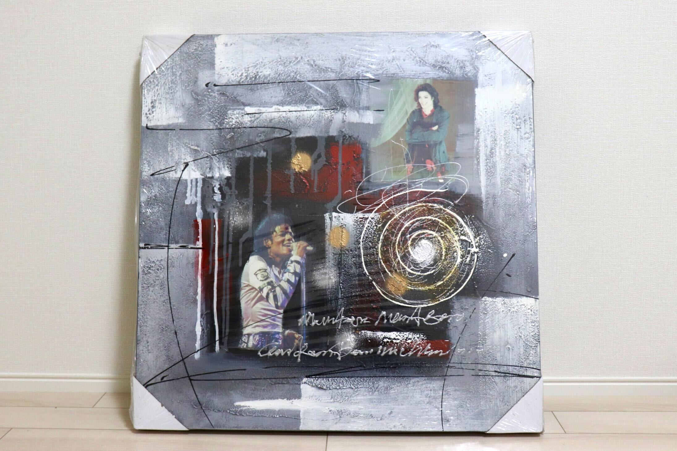 GMIK749M◯マイケル・ジャクソン アートパネル 大型 インテリアボード コラージュアート