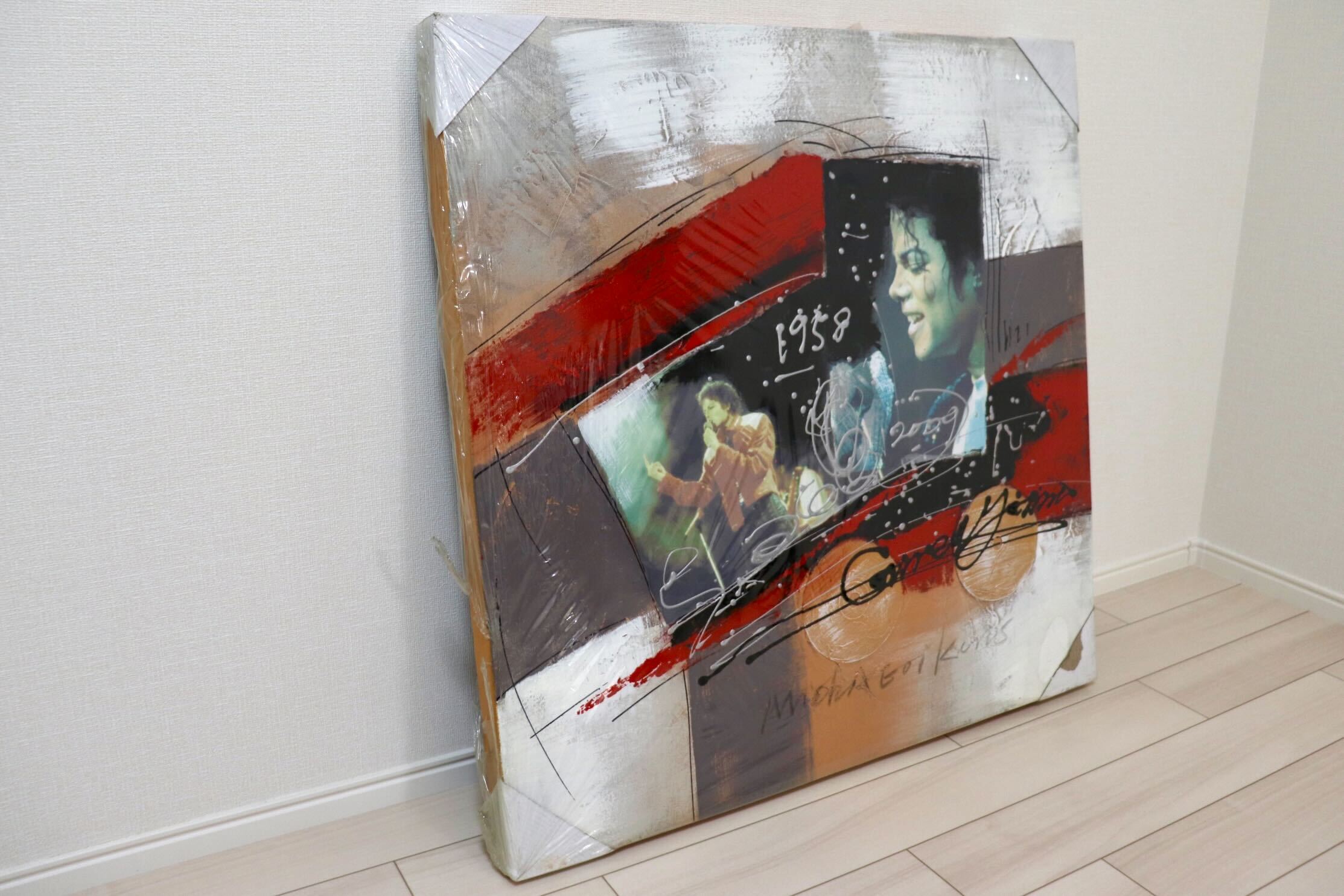 GMIK749H○マイケル・ジャクソン アートパネル 大型 インテリアボード コラージュアート