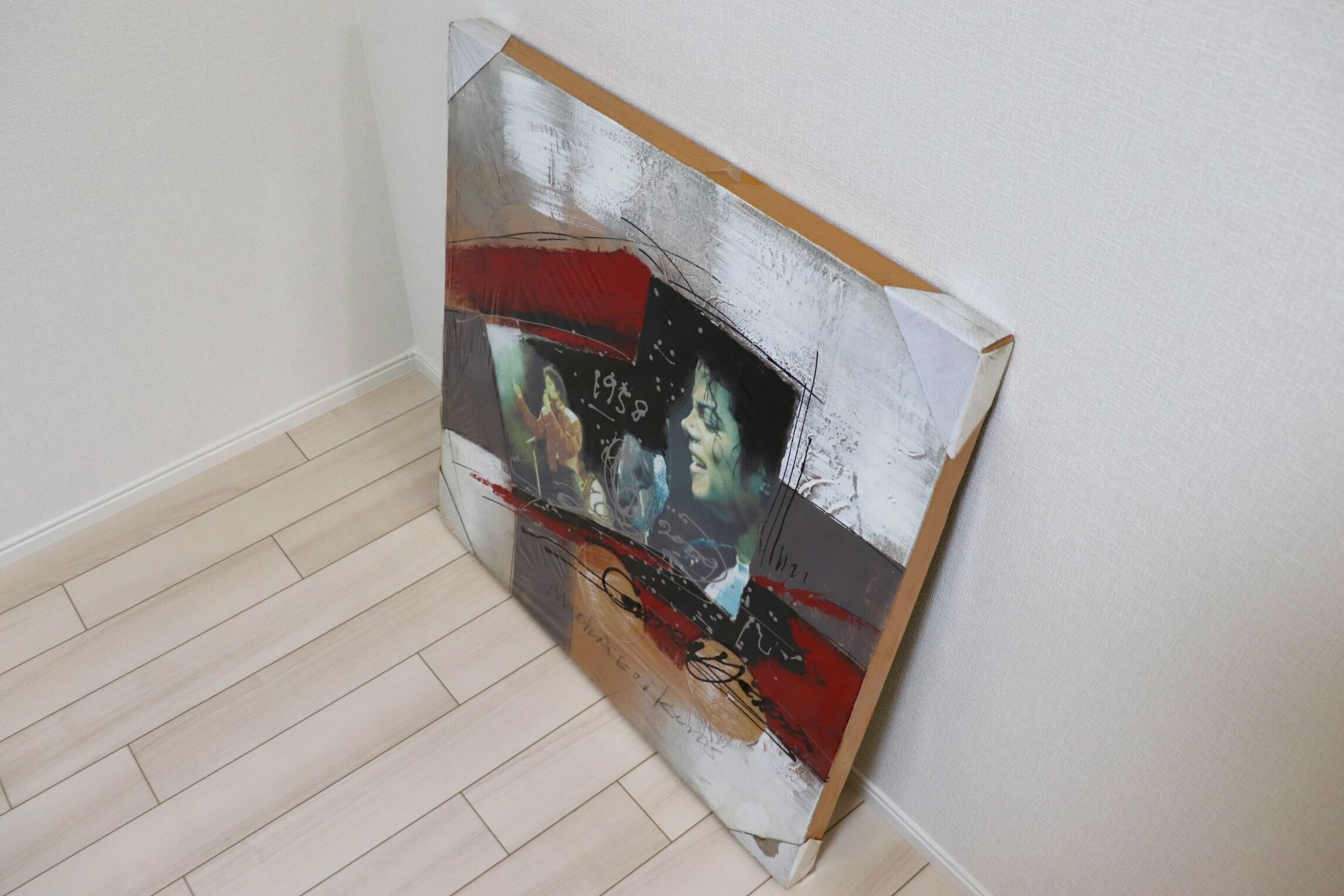 GMIK749H○マイケル・ジャクソン アートパネル 大型 インテリアボード コラージュアート