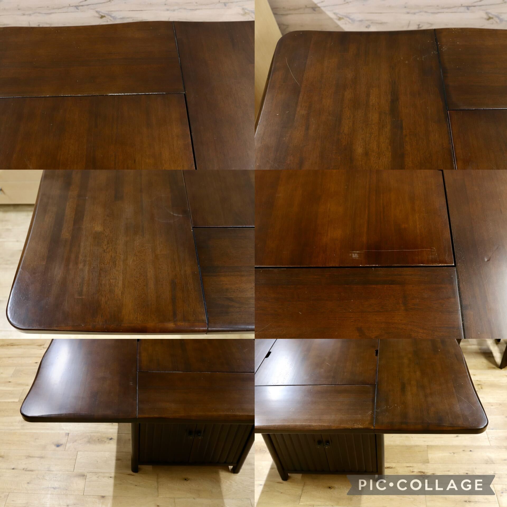 GMIH261○karimoku / カリモク ルスティック ダイニングテーブル 食卓テーブル 廃番モデル ヴィンテージ コロニアル カントリー 国産家具