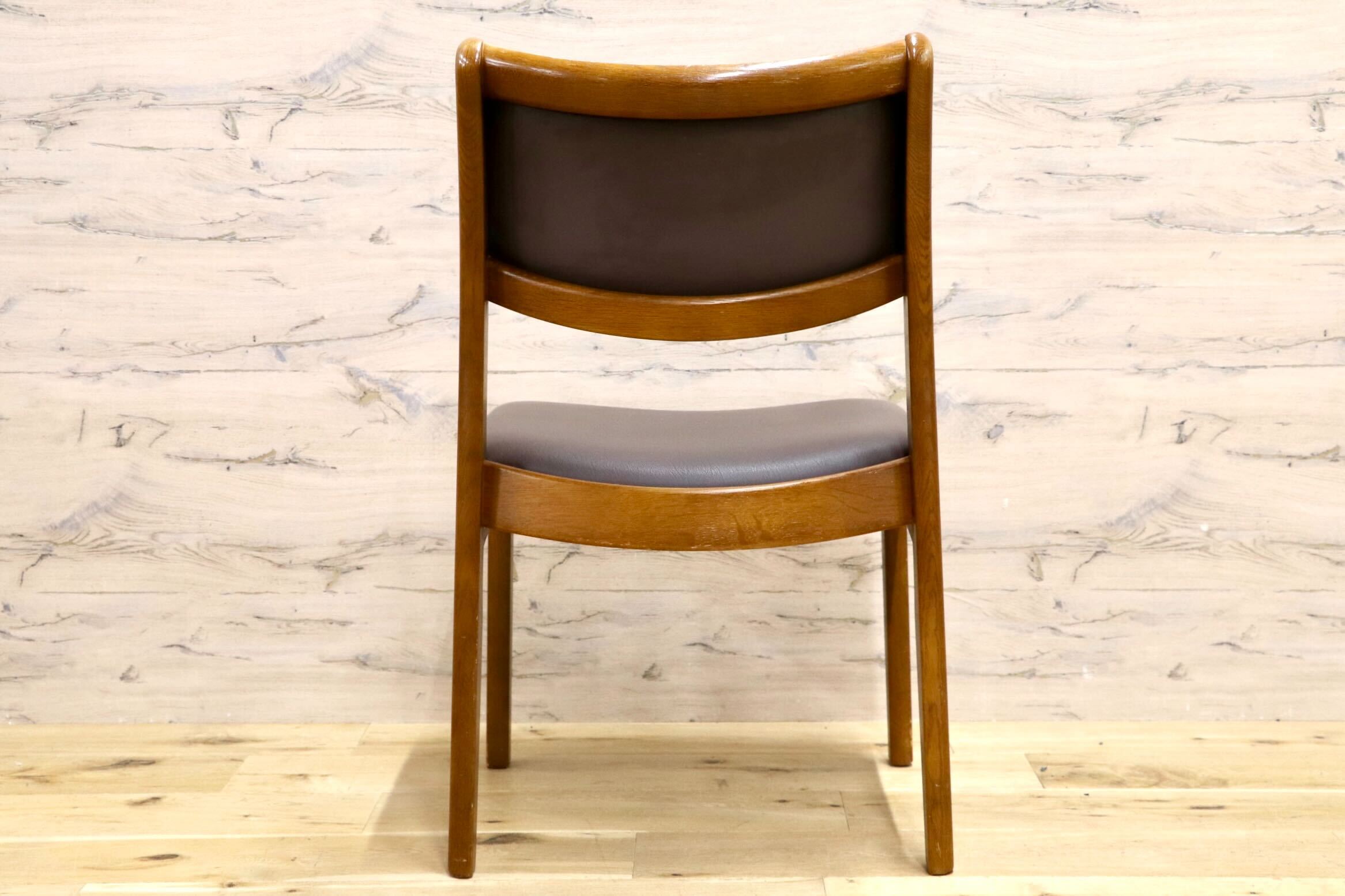 GMIS527A○シラカワ / shirakawa ダイニングチェア アームレスチェア 椅子 飛騨の家具 合皮 和モダン