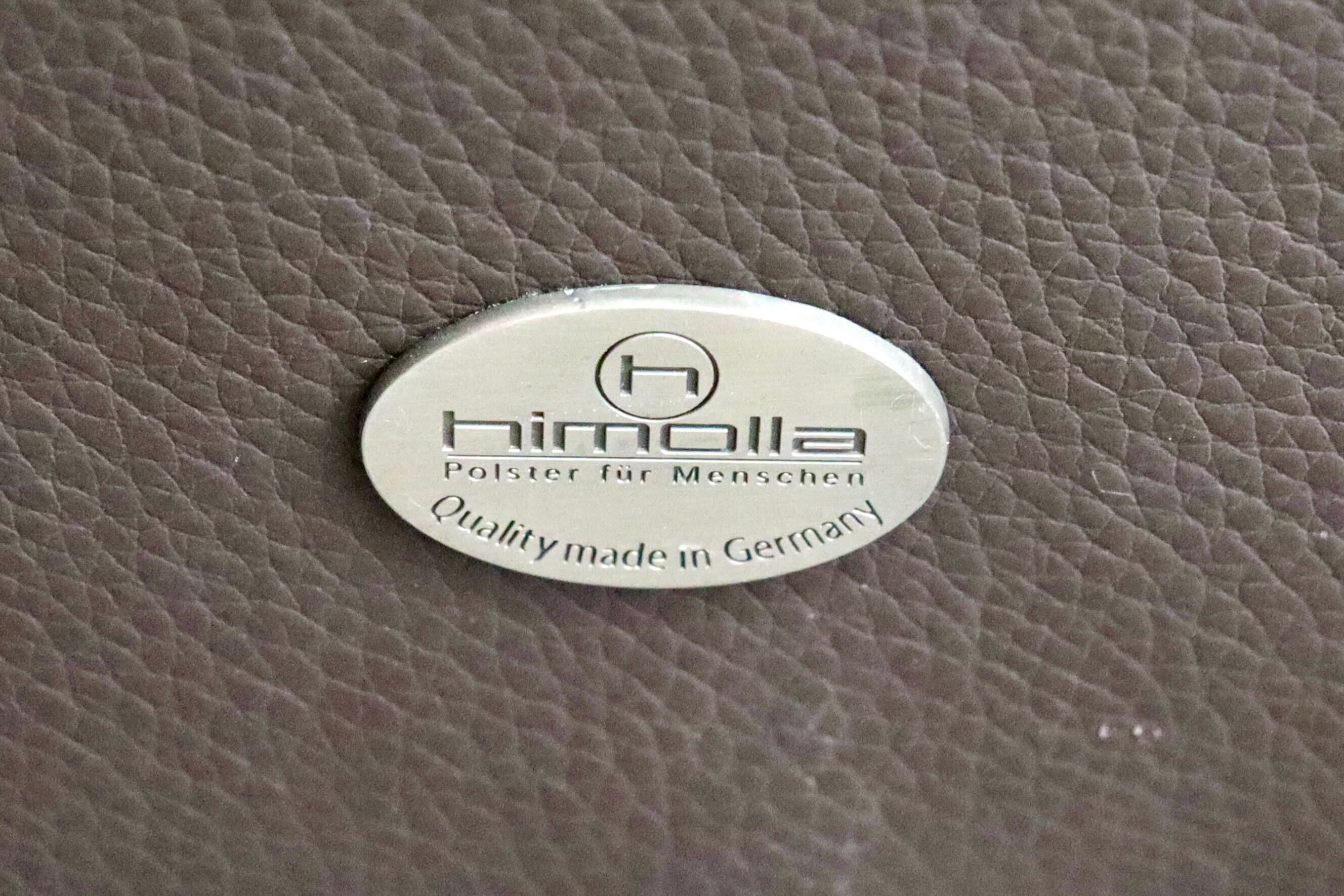 GMIK901○himolla / ヒモラ ベルク 2人掛けソファ ラブソファ 長椅子 本革 レザー IDC大塚家具 ダークブラウン ドイツ モダン