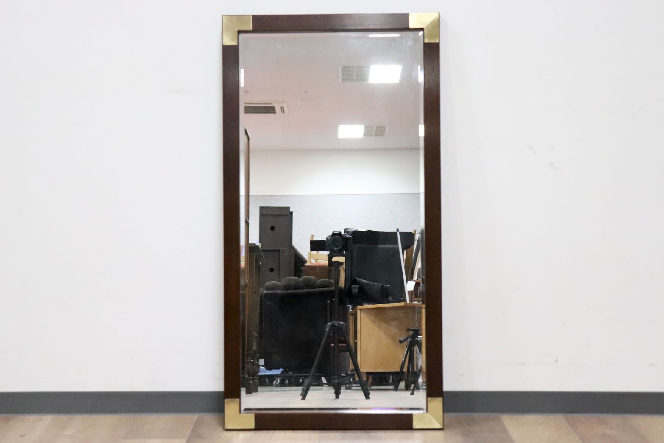 GMHH34E○domani / ドマーニ モーガントン ウォールミラー ミラー 姿見鏡 壁掛け式 クラシック カリモク最高峰 定価約5万 展示品