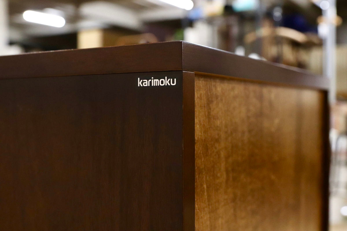 GMJK456B○karimoku / カリモク コロニアル QC1905NK キャビネット サイドボード ブナ材 オバンコール突板 定価約10.2万円 展示品