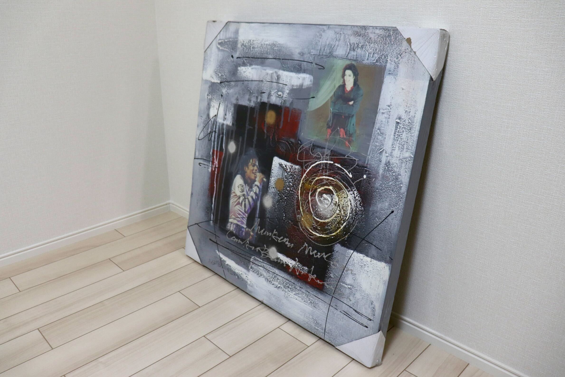 GMIK749R◯マイケル・ジャクソン アートパネル 大型 インテリアボード コラージュアート